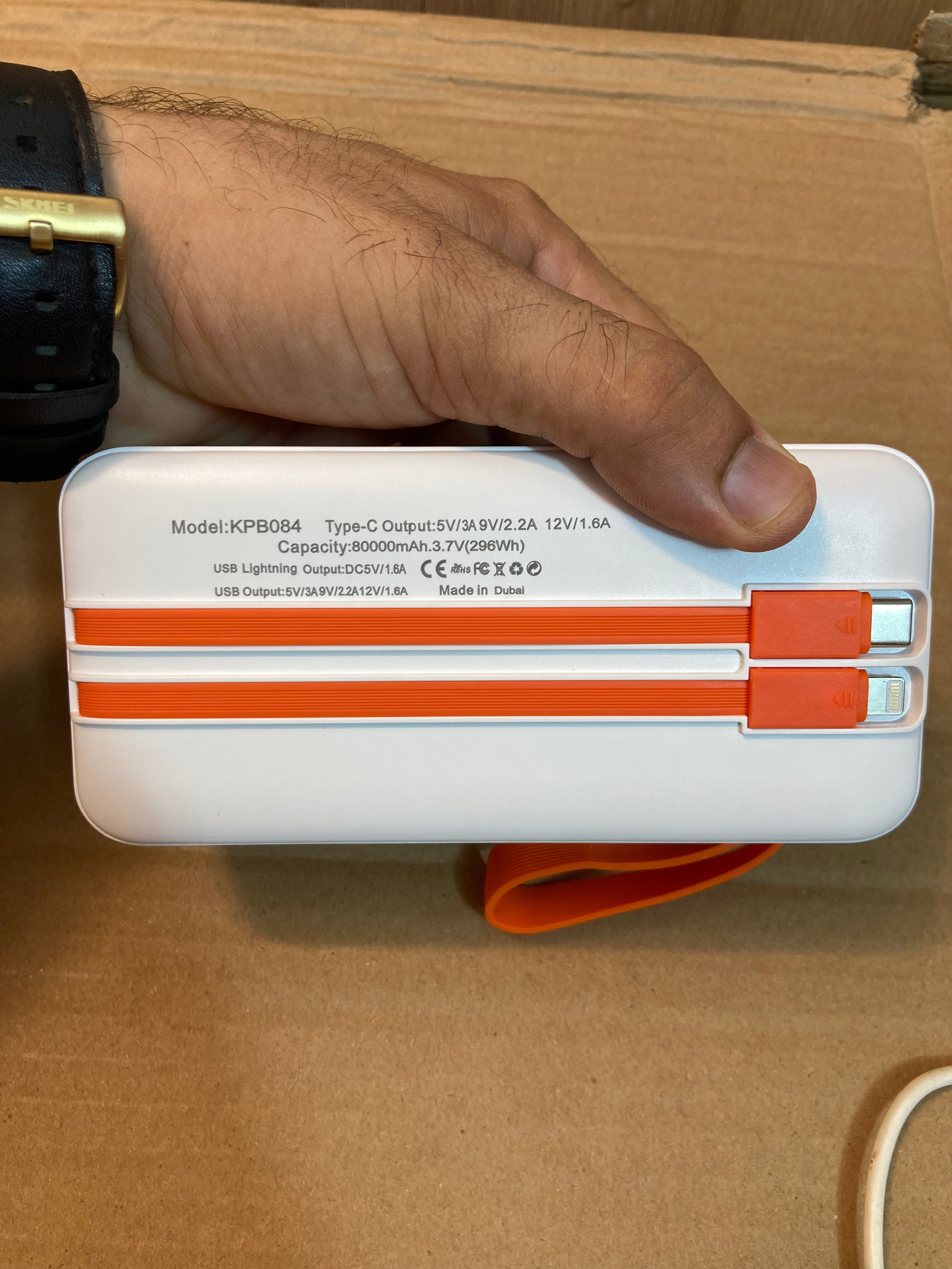 Kamal 68W Fast Charging Power Bank 80,000 mAh - KPB084