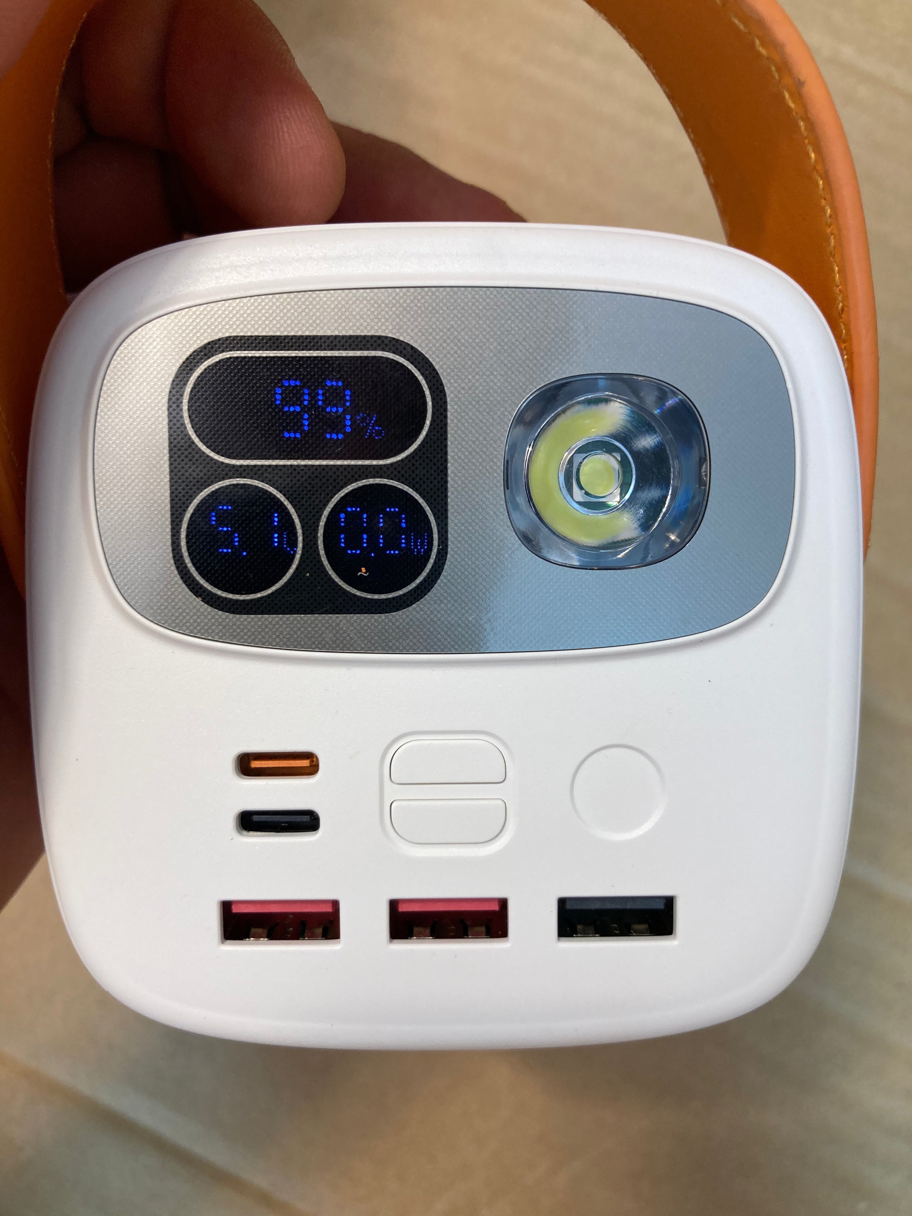 Kamal 100W Fast Charging Light Power Bank 80,000 mAh - KPB088