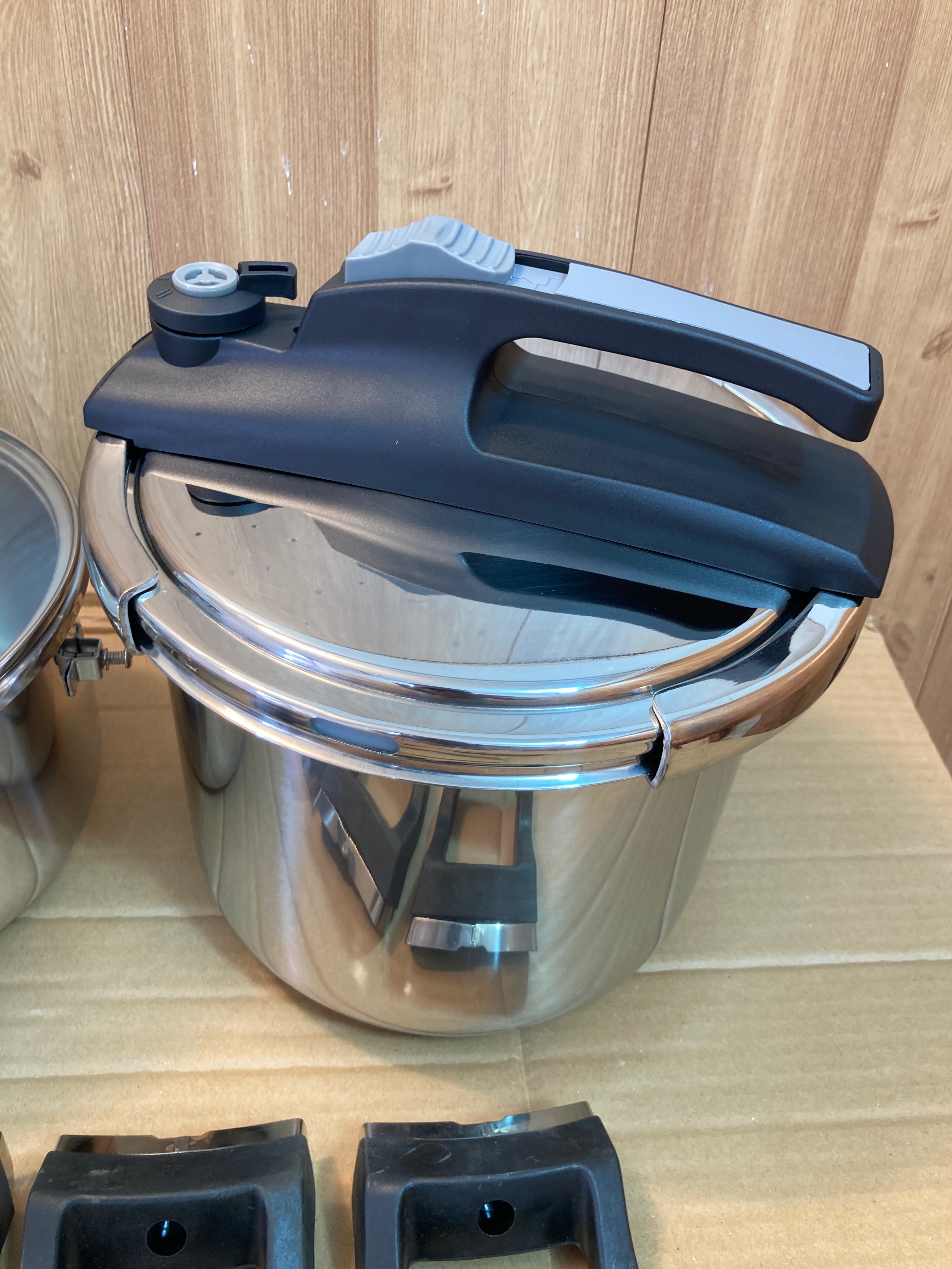 Italy Lot Imported Dessini 3-in-1 Pressure Cooker 5L+7L