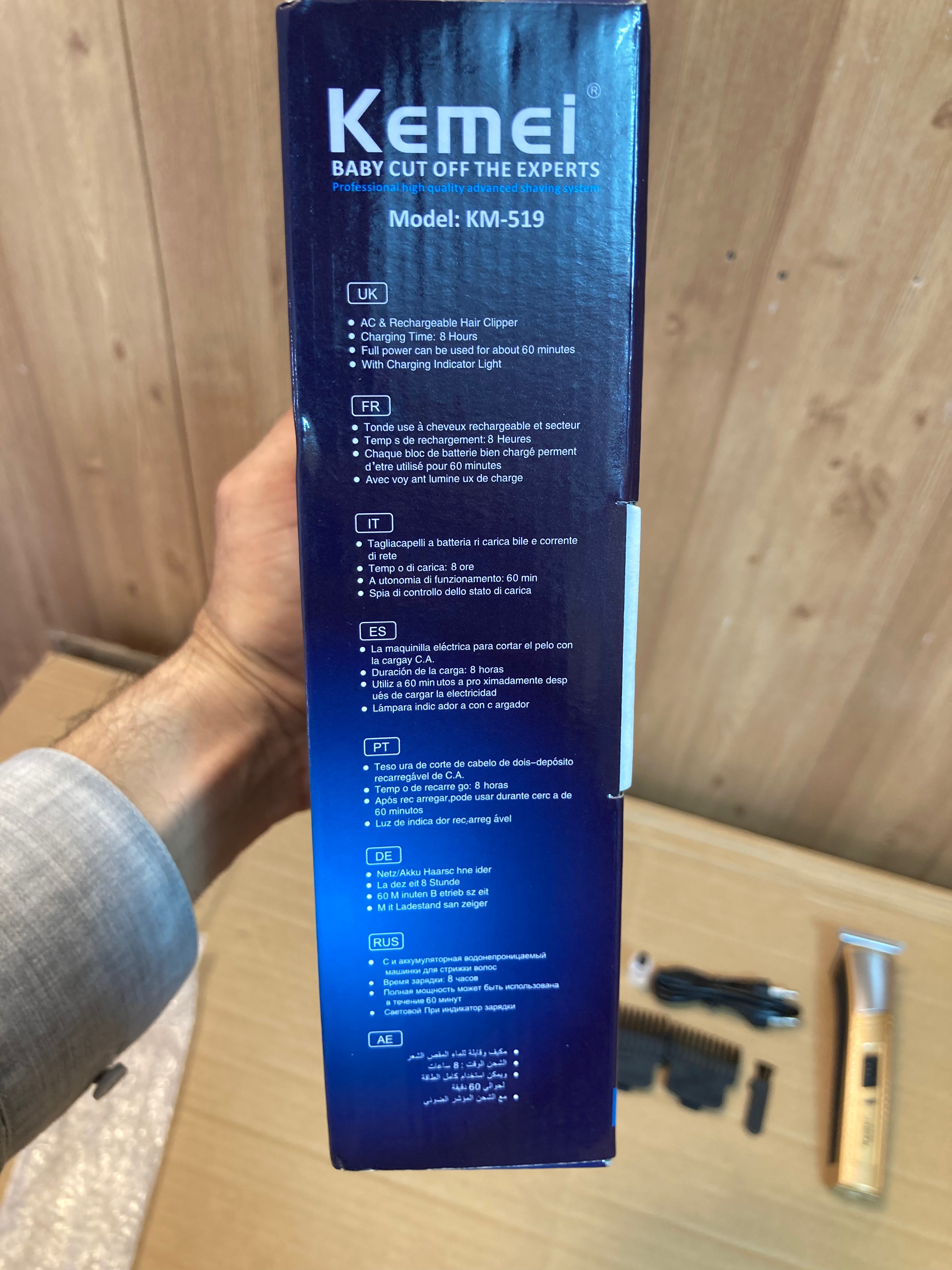 Kemei Hair Trimmer & Clipper KM-519