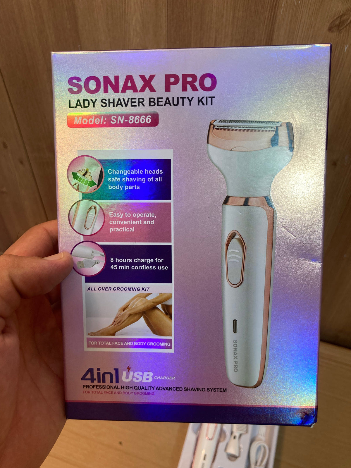 Sonax Pro 4 in 1 Ladies Shaver Beauty Kit SN-8666