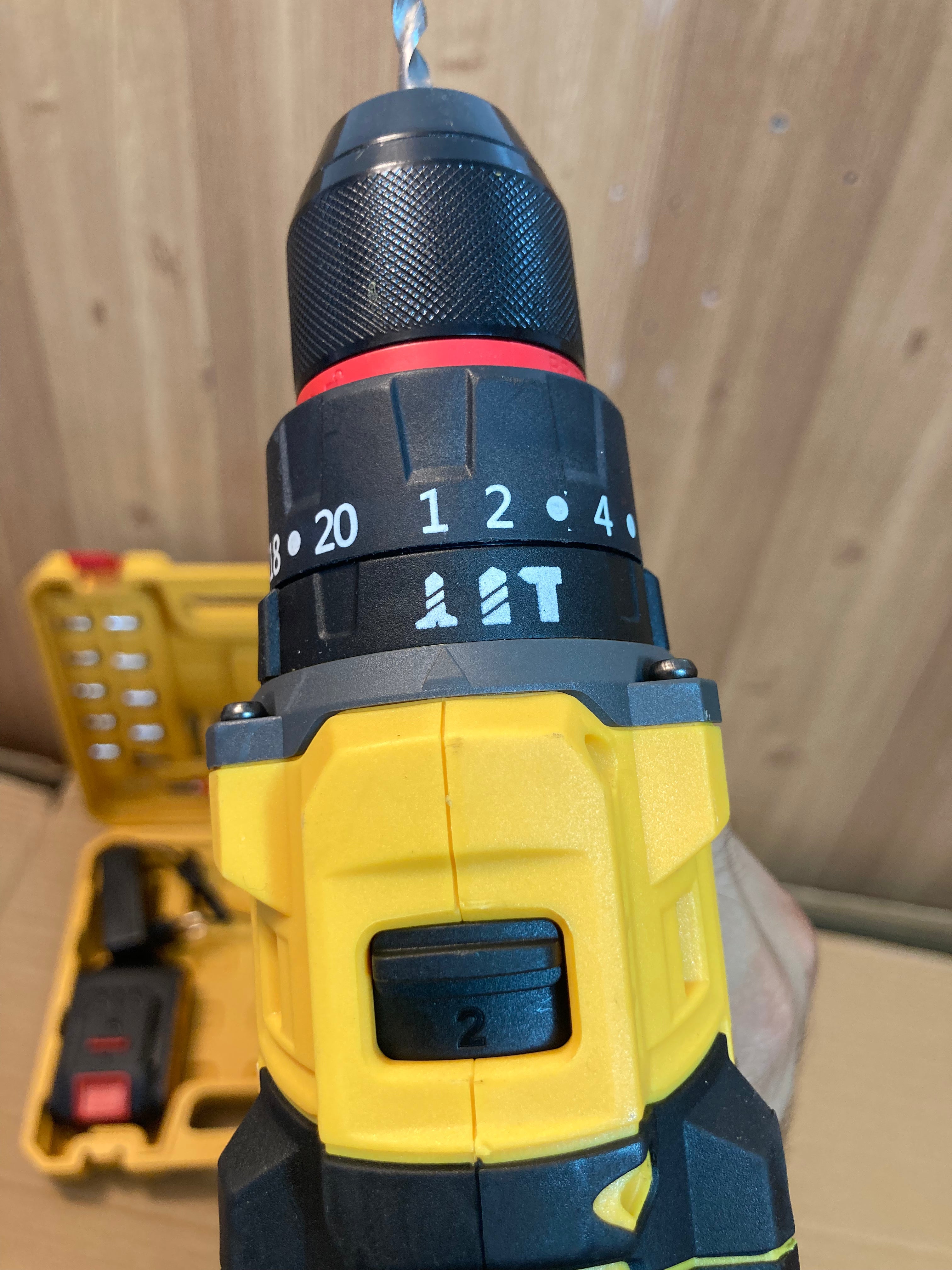 DeWALT Brushless Drill Machine Set with Double Rechargeable 48V Batteries