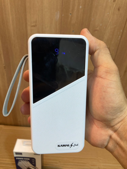 Kamal 45W Super Fast 4Built-in Cables Charging Power Bank 30,000mAh KPB-036