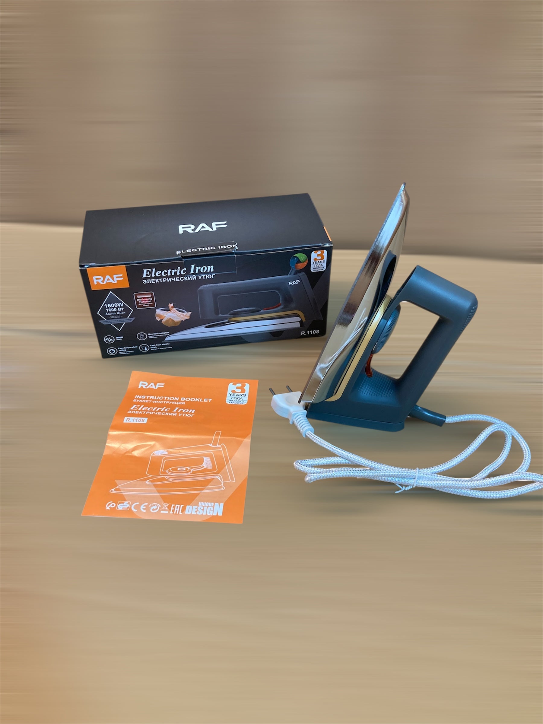 RAF Russian Lot Electric Dry Iron 1600W - R.1108