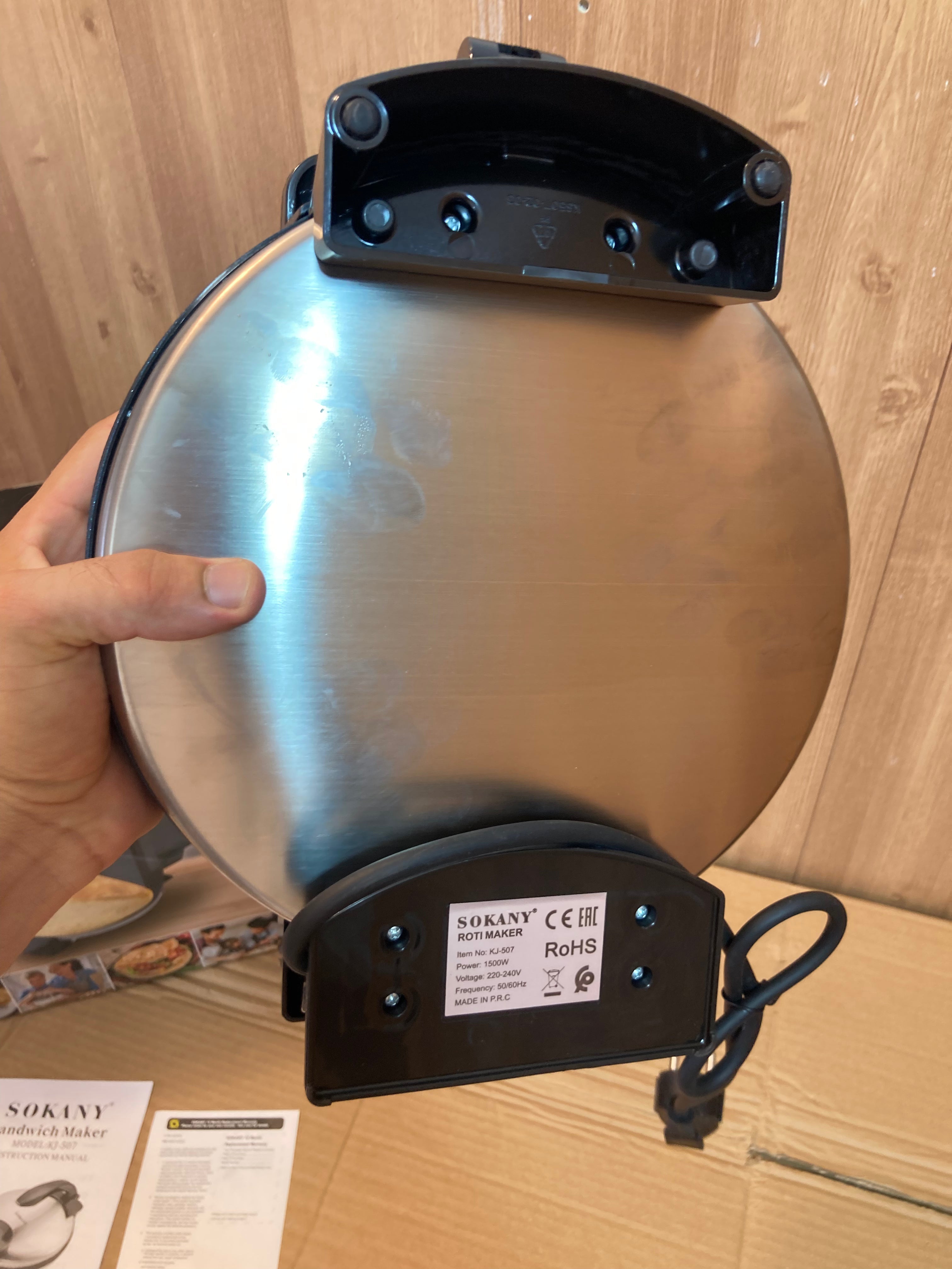 SOKANY Heavy Duty Non-Stick Electric Roti Maker 2000W