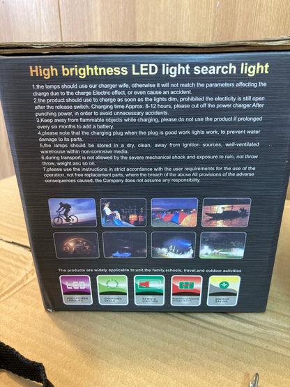 Bb-8000-50W-T6 Rechargeable Searchlight - Camping Light