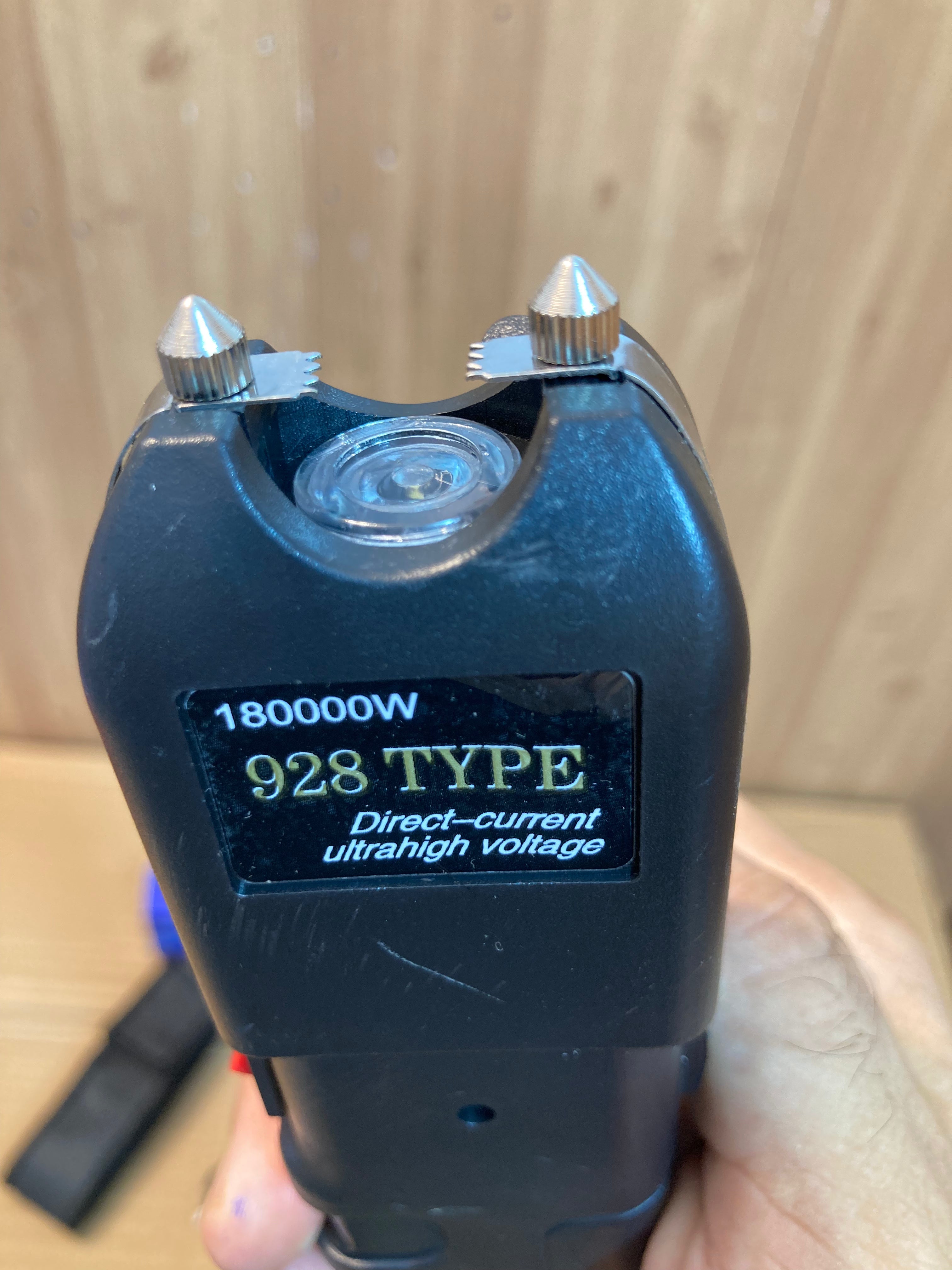 Self-Defensive Stun Gun with Flashlight – 928 Type – 12000k Volt