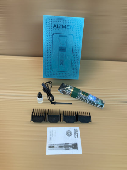 Lot Imported AIZMEN Transparent Digital Hair Clipper - Trimmer