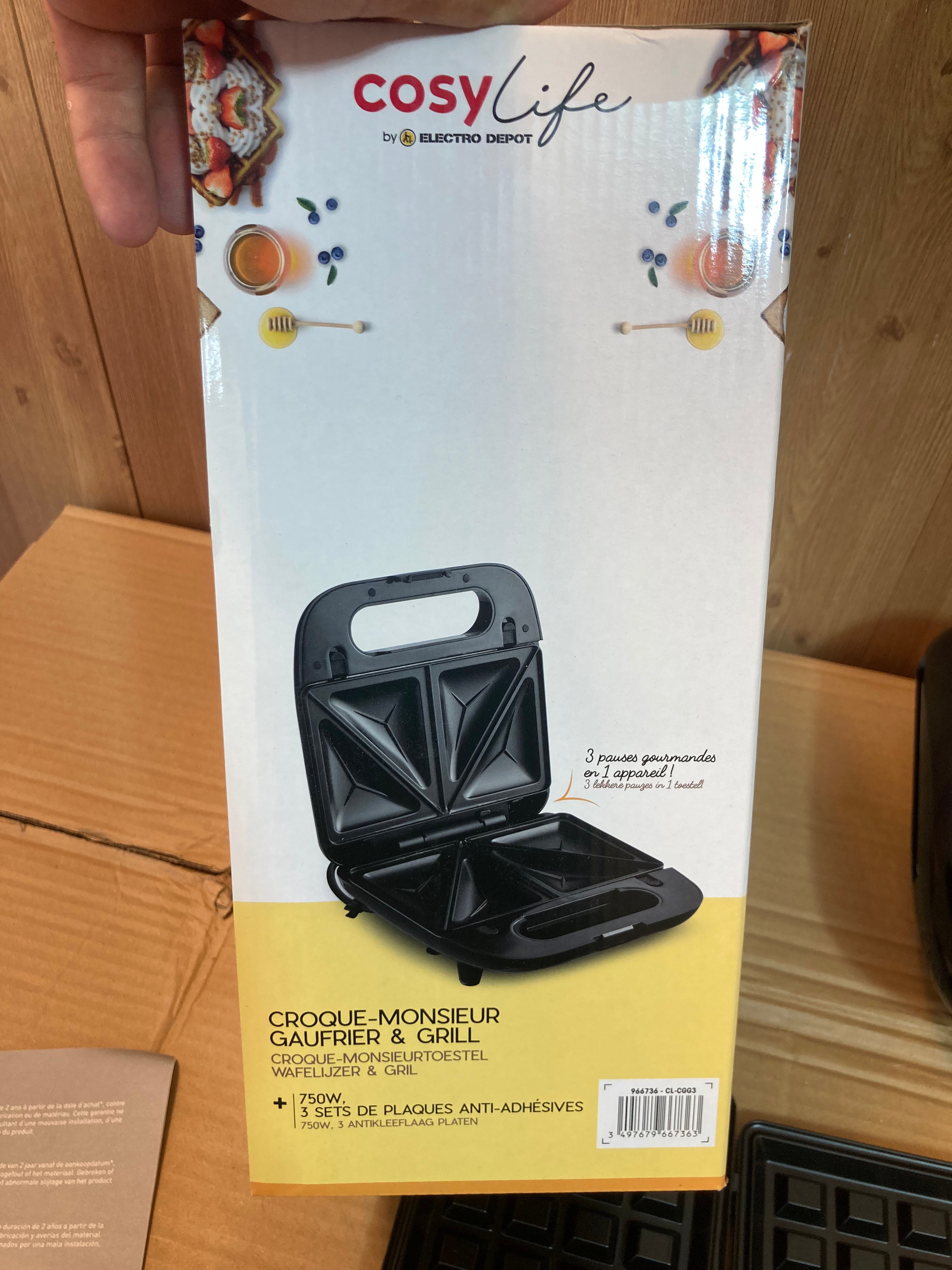 Lot Imported Cosy Life Sandwich Maker 750W