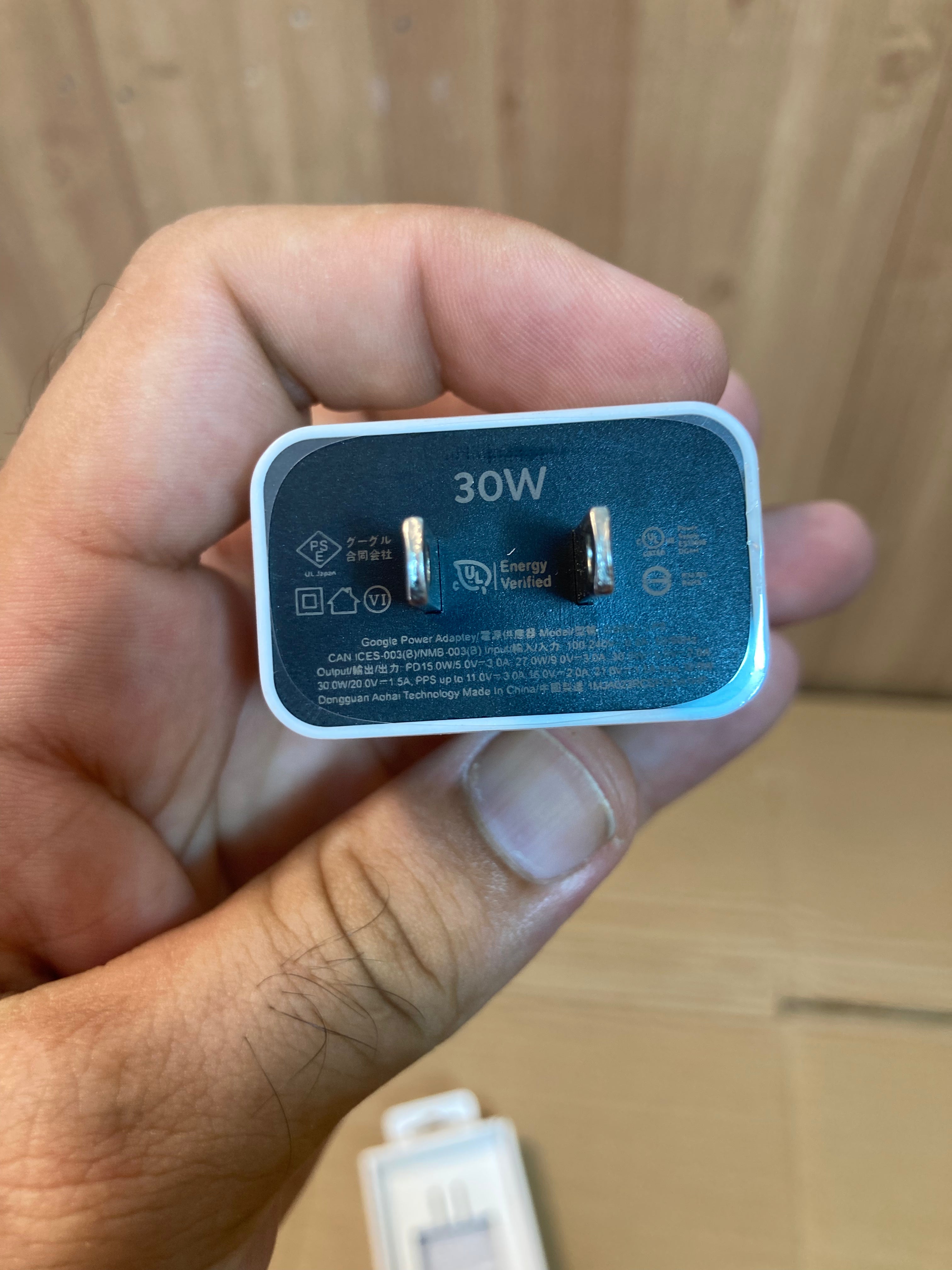 Google 30W USB-C Fast Charger Adapter