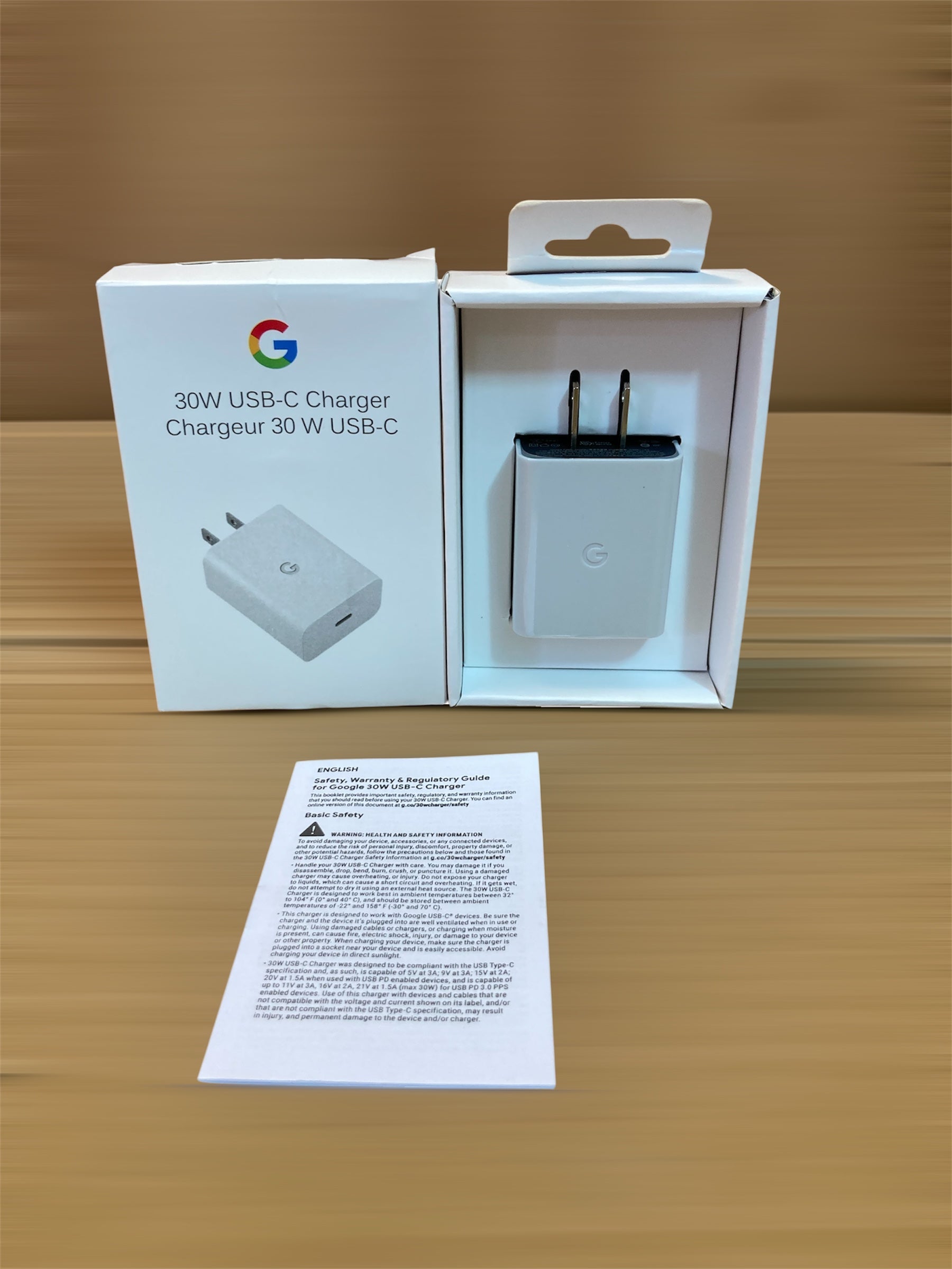 Google 30W USB-C Fast Charger Adapter