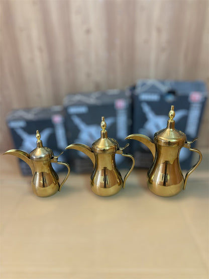 Arabic Style Golden Stainless Steel TeaPot