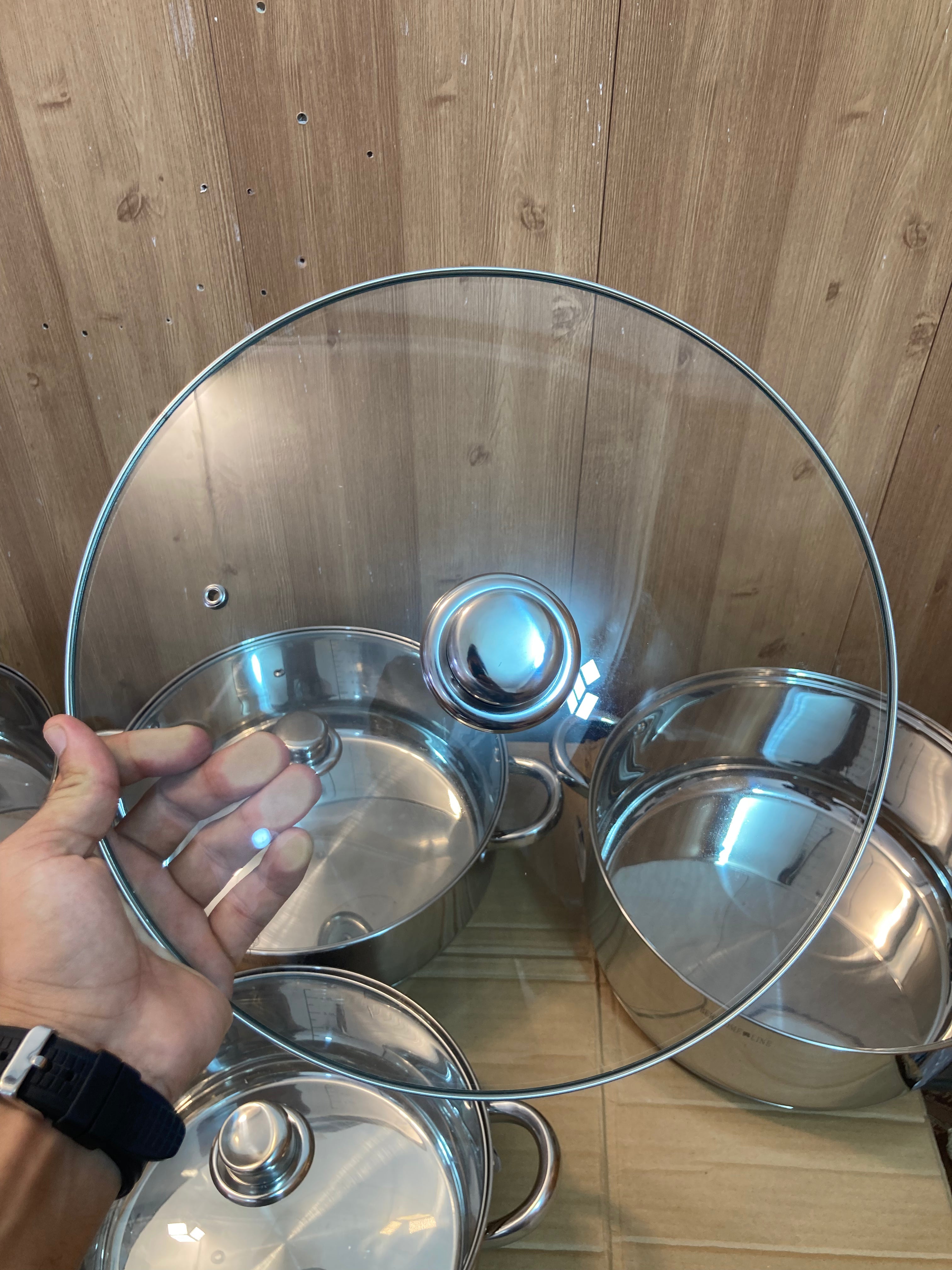 BergHome 8PCs Stainless Steel Cookware Set