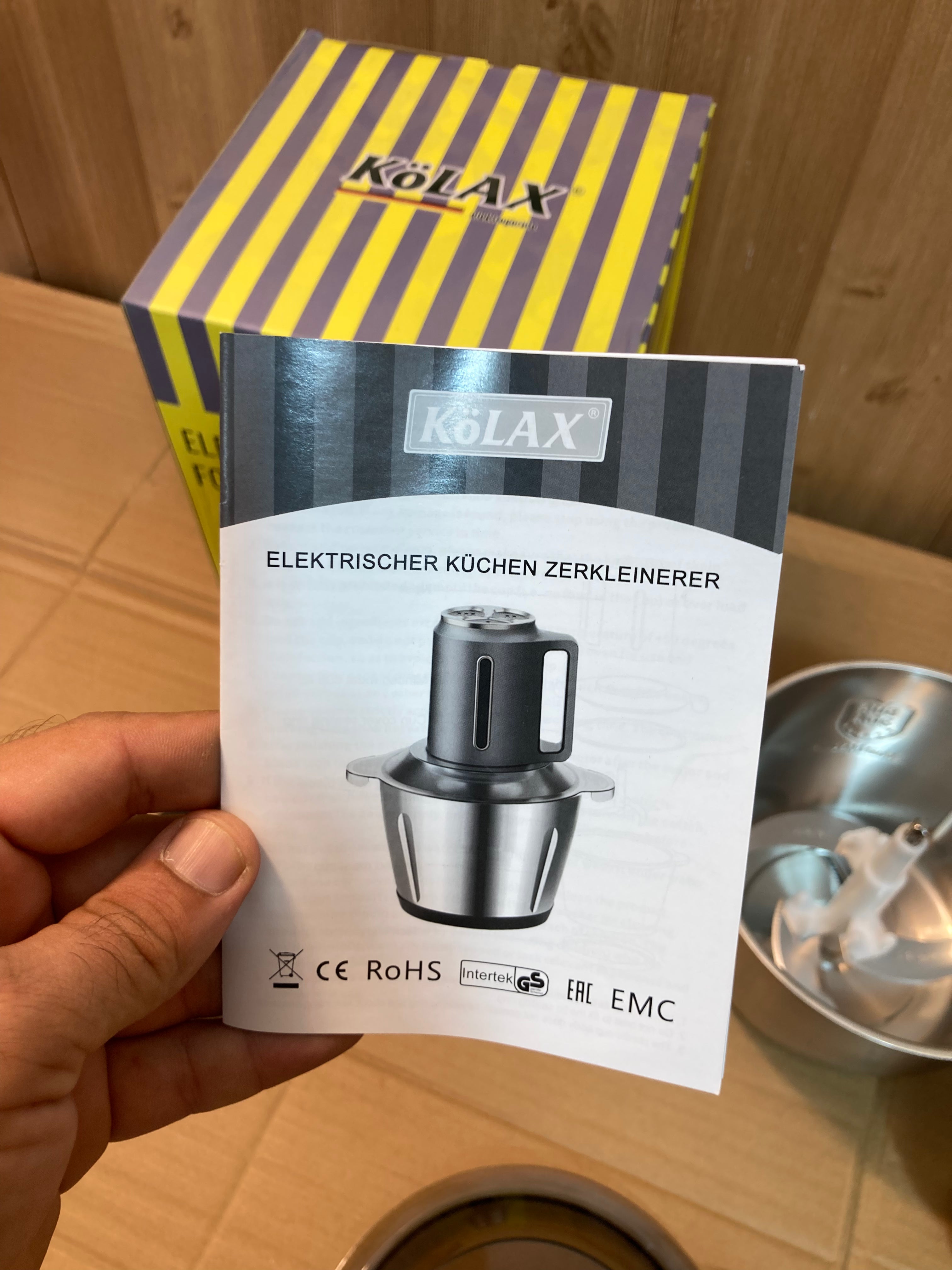 KoLAX Germany 3L Electric Chopper 300W - 702304