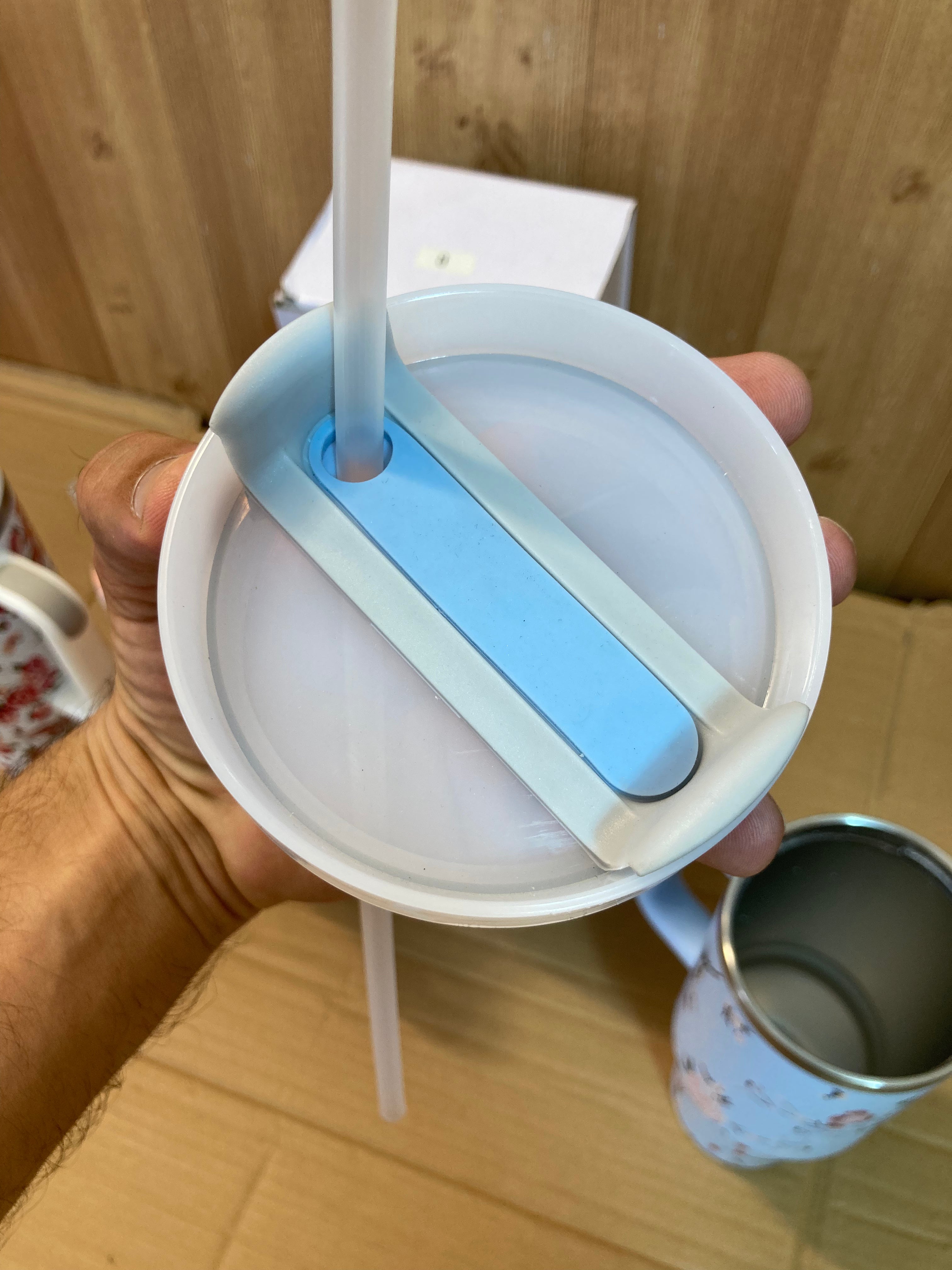 Stanley Stainless Steel Insulated Tumblers with Handle, Leakproof Lid and Straw 1200ml