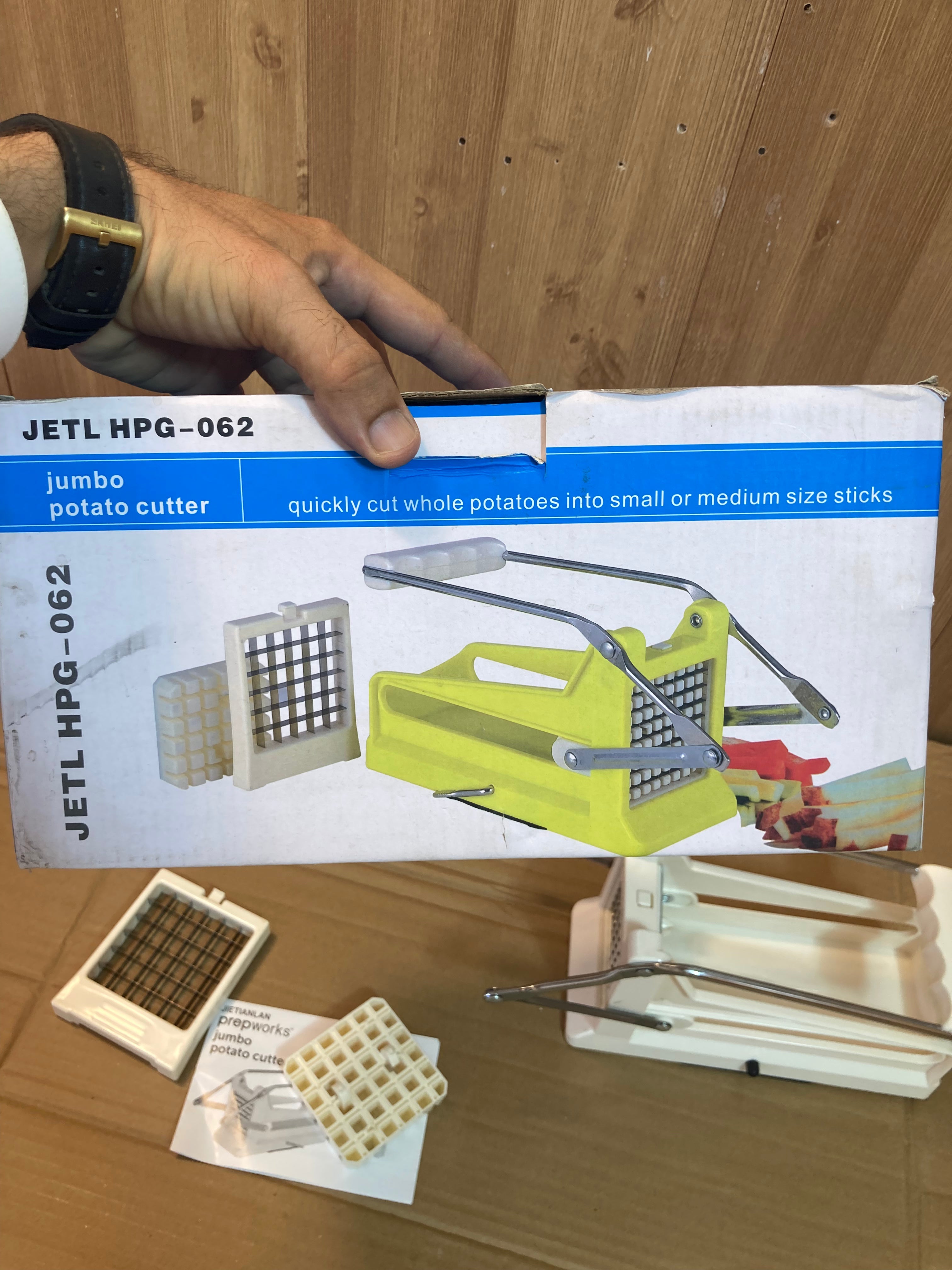 Handheld Professional Jumbo Fry Potato Cutter