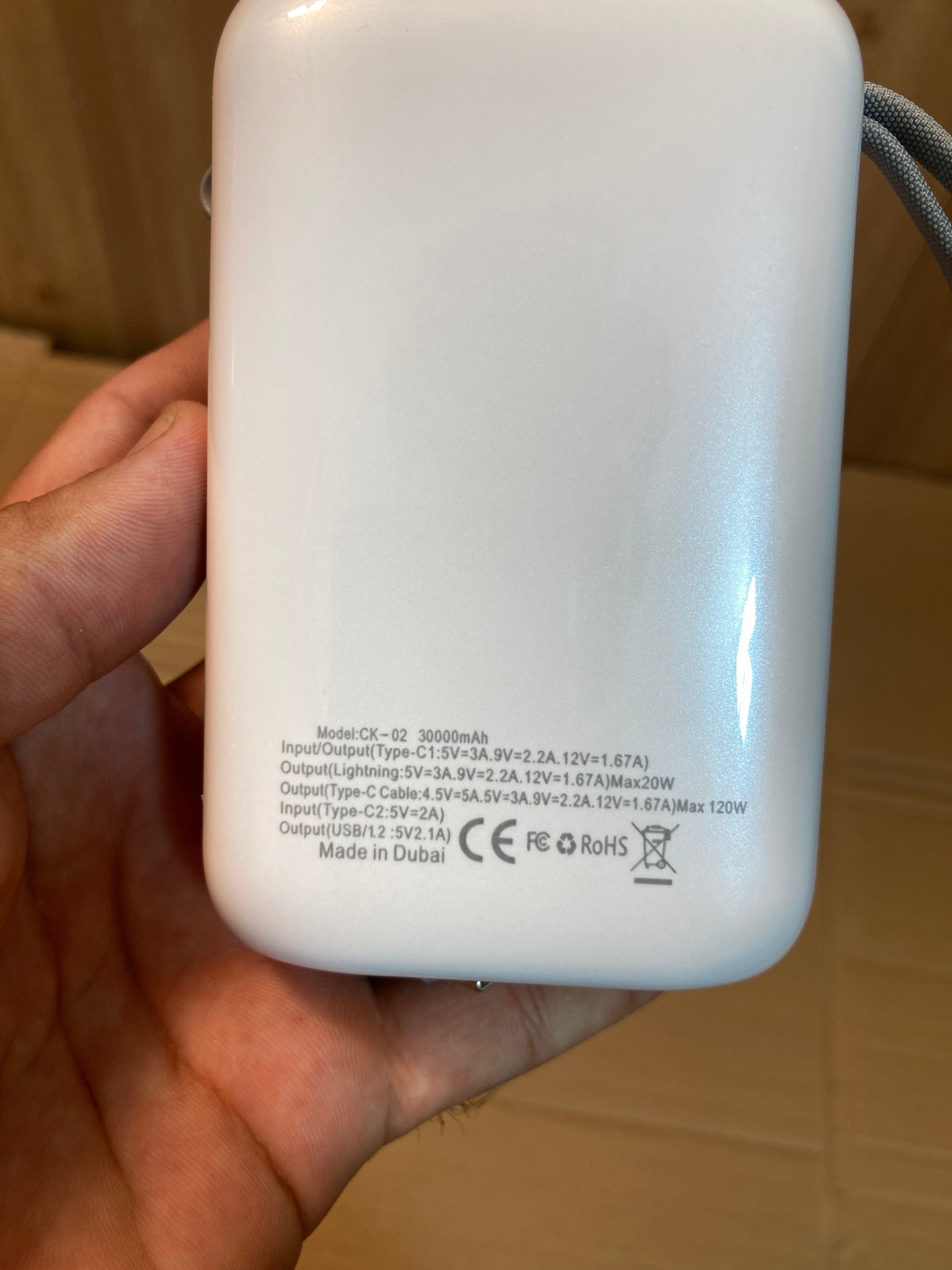 Kamal Ultra Compact Fast Charging Power Bank 120W