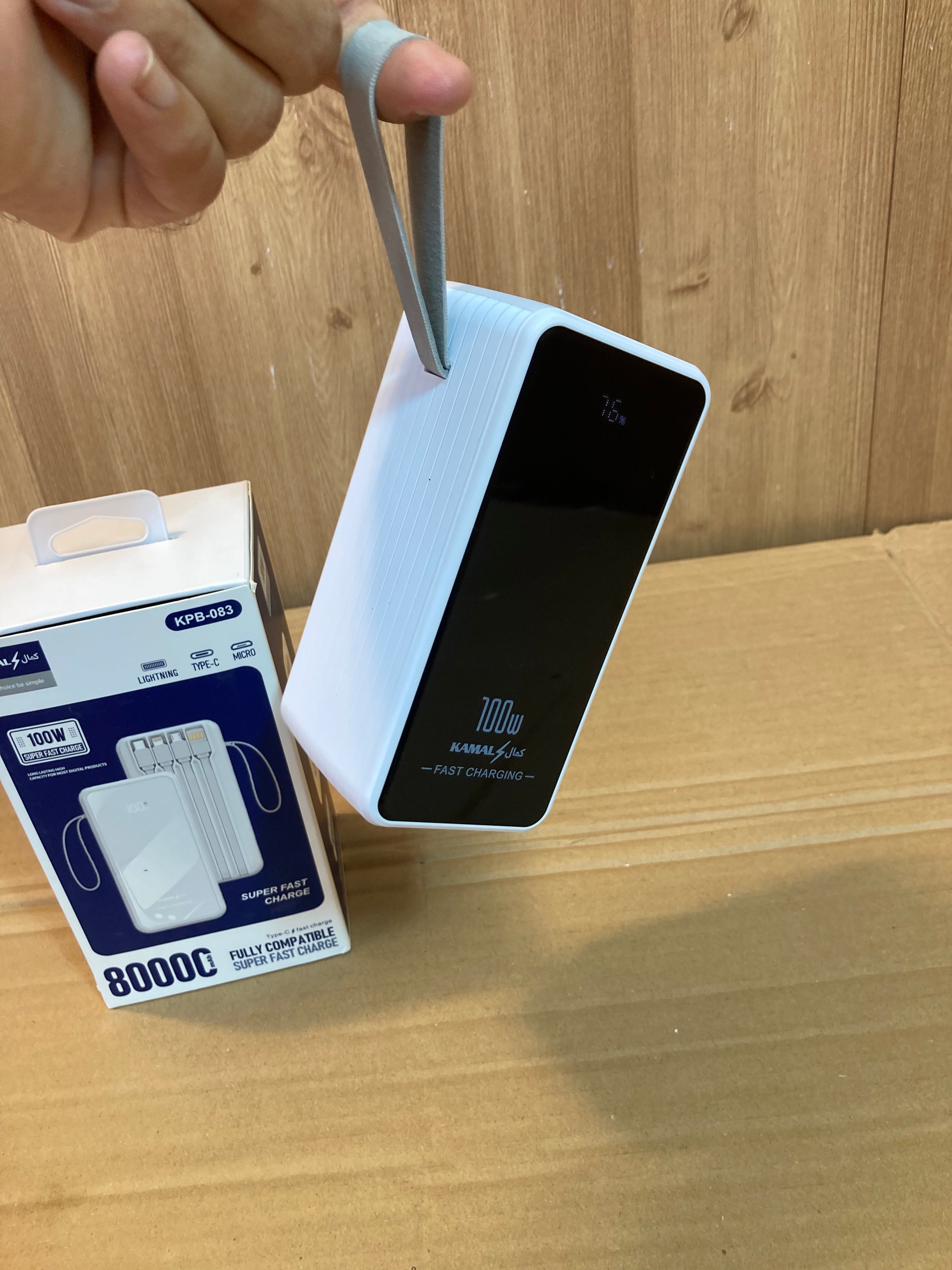 Kamal 100W Fast Charging Power Bank 80,000mAh KPB-083