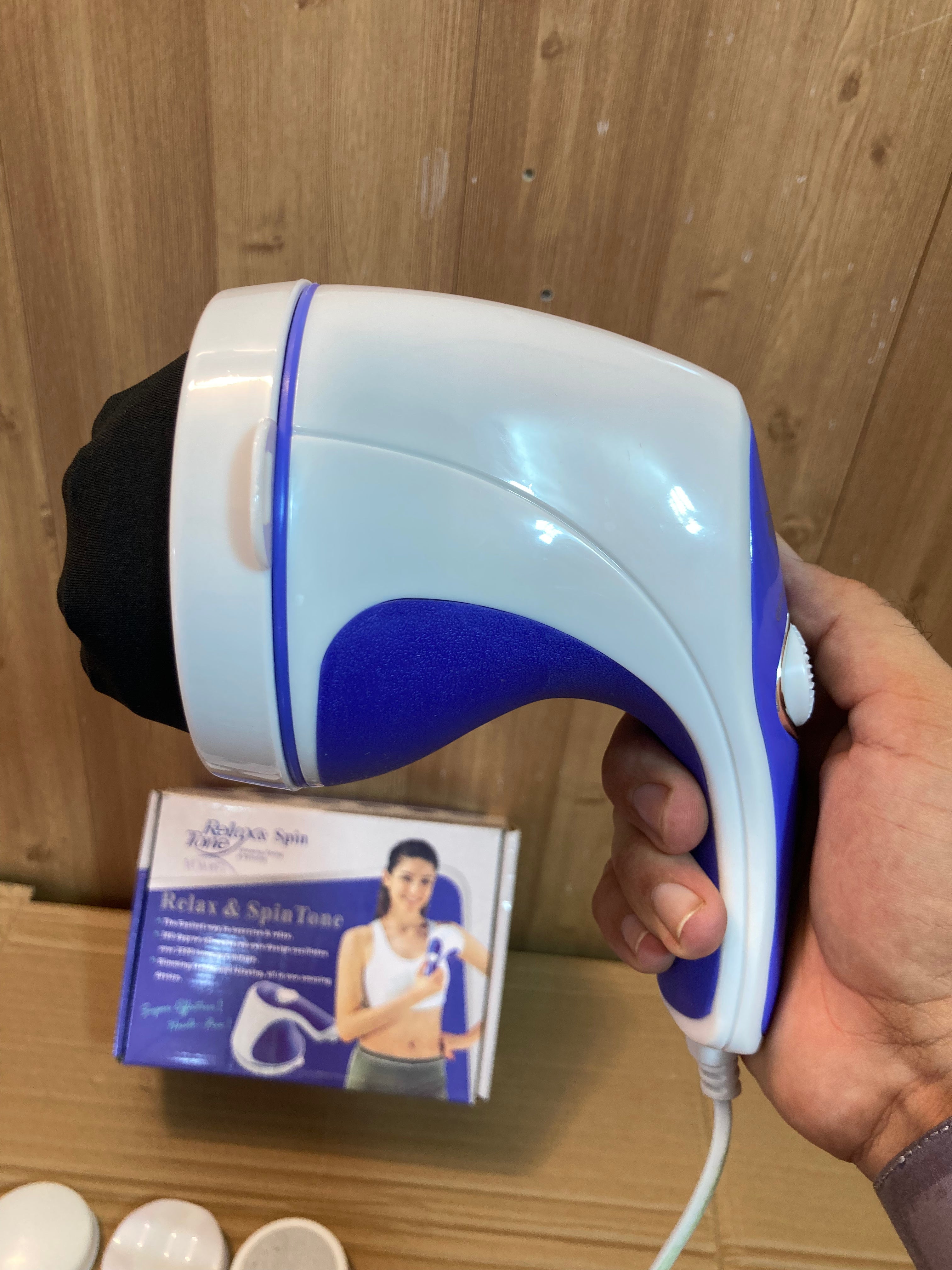 Relax & Spin Tone 5 Heads Full Body Electric Massager