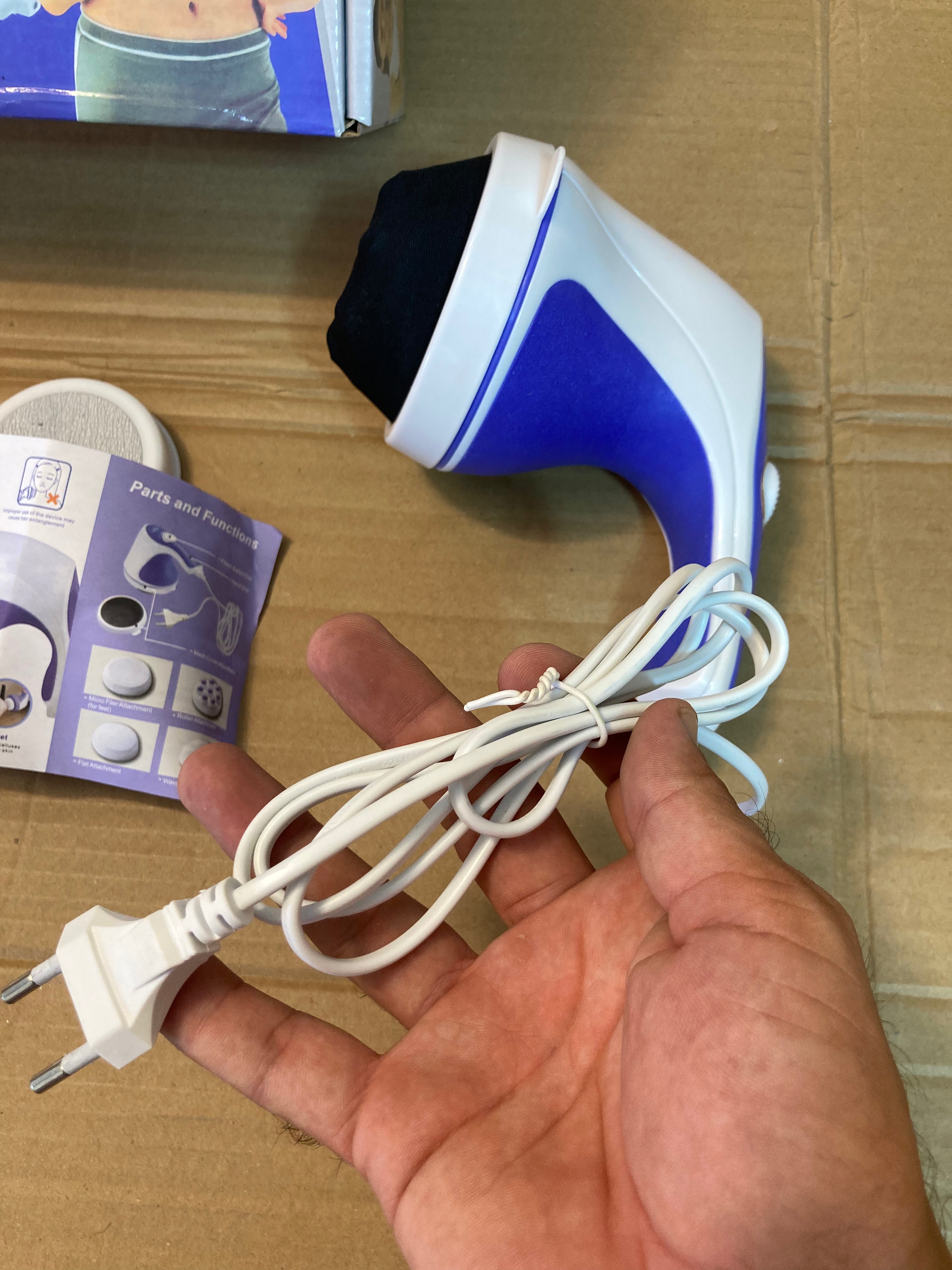 Relax & Spin Tone 5 Heads Full Body Electric Massager