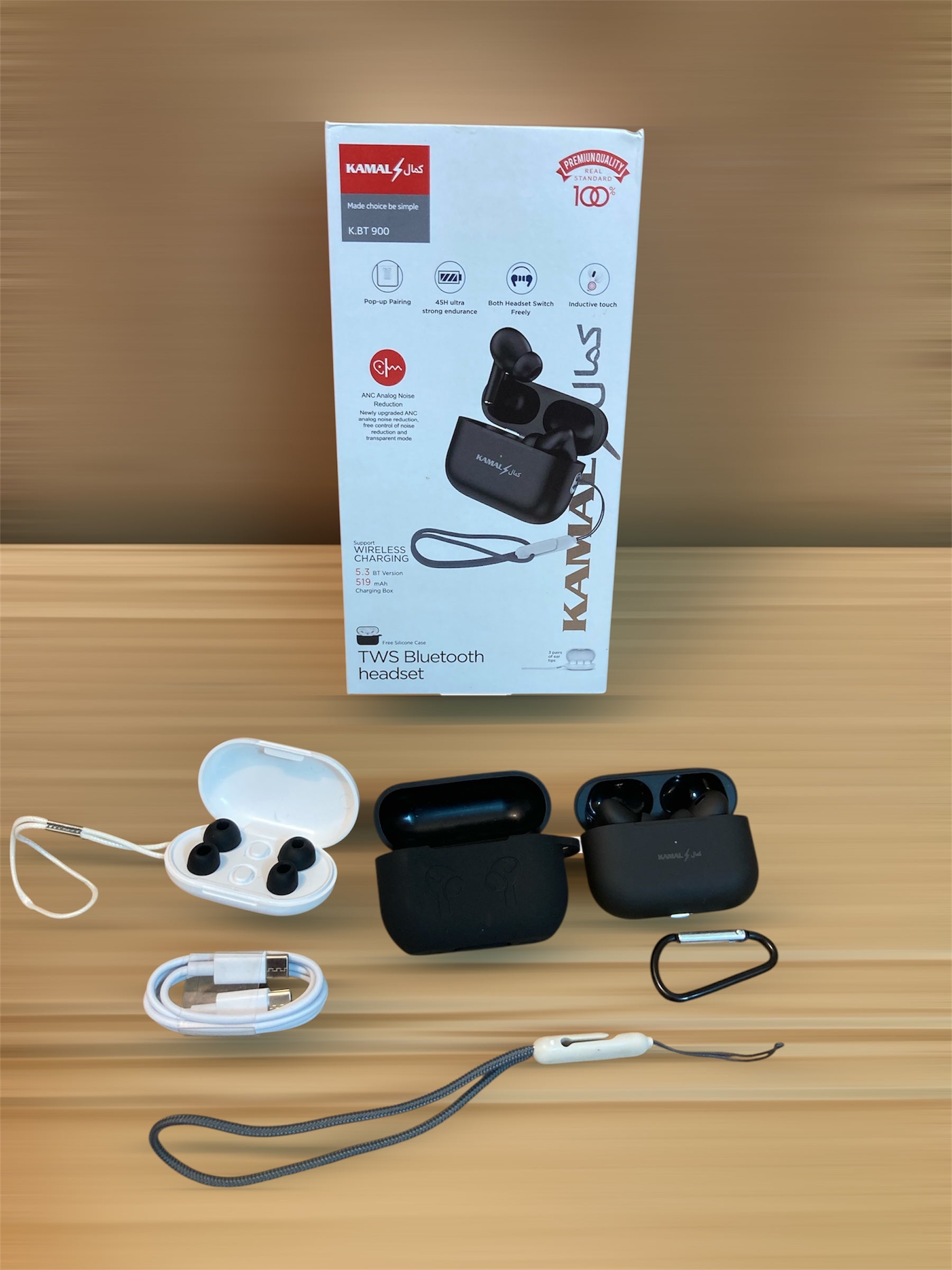 Kamal Upgraded ANC AirPods - Earbuds KBT 900