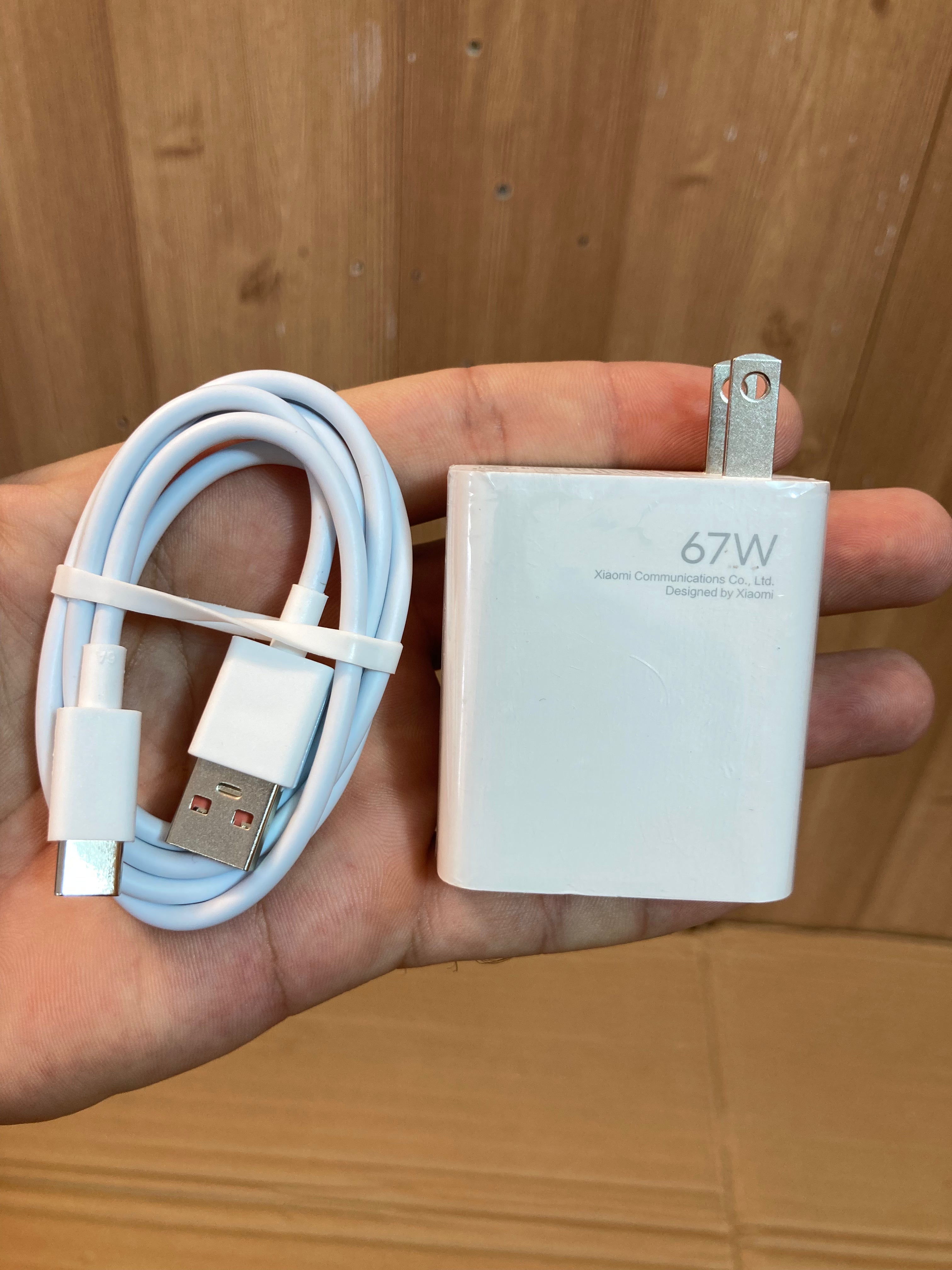 Xioami Mi Imported 67W Super Fast Turbo Charger/Adapter & Cable