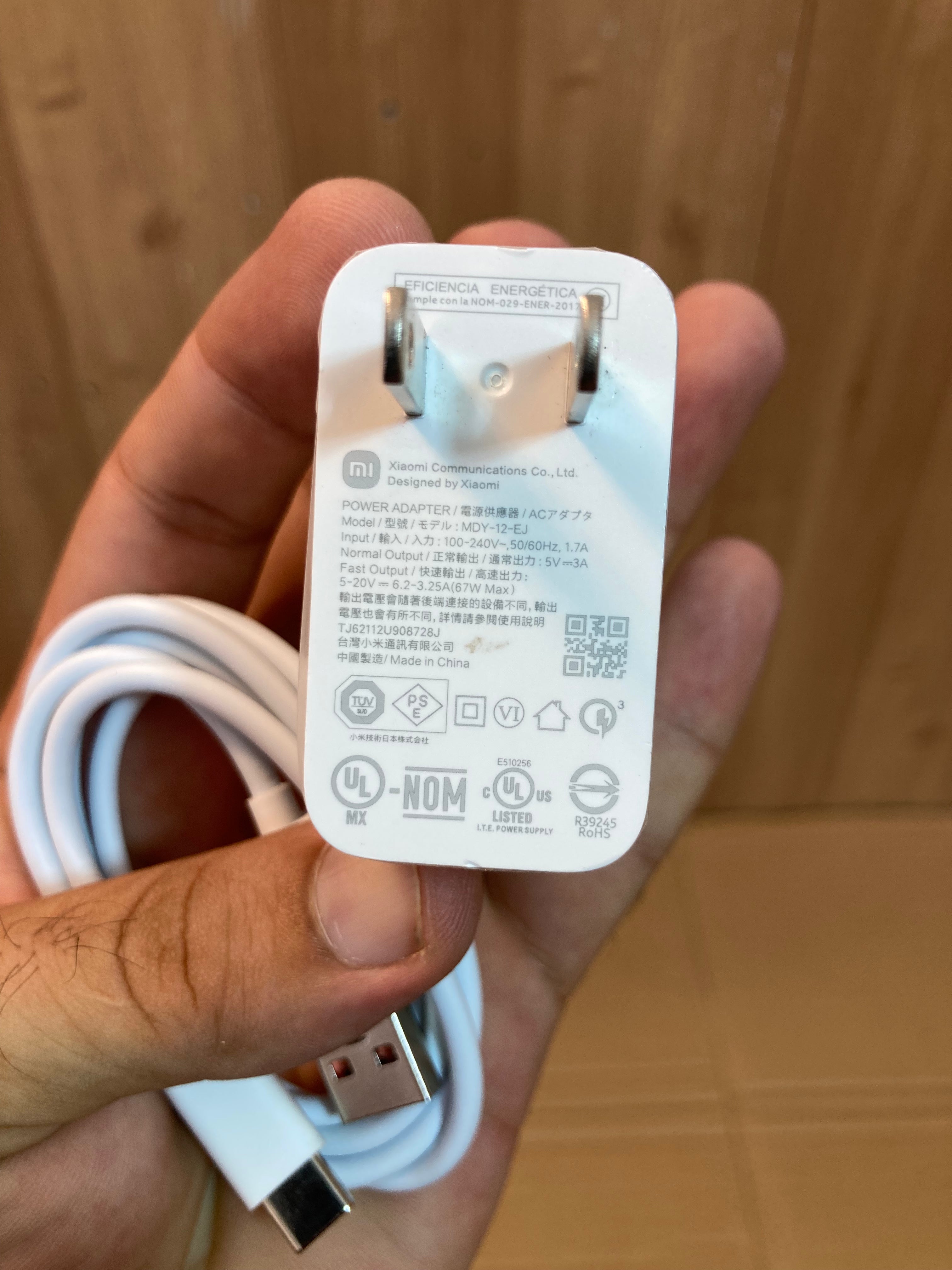 Xioami Mi Imported 67W Super Fast Turbo Charger/Adapter & Cable