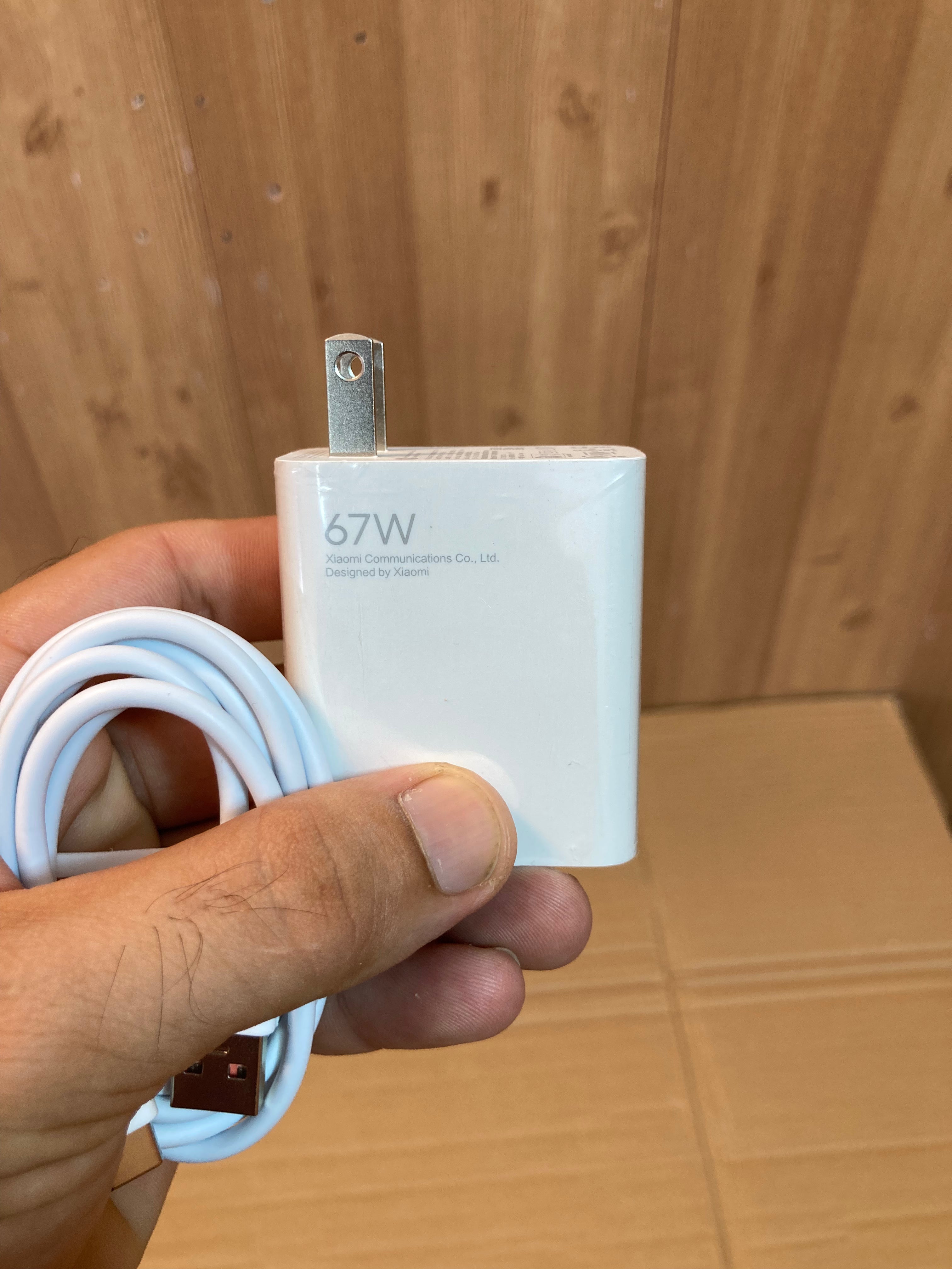 Xioami Mi Imported 67W Super Fast Turbo Charger/Adapter & Cable