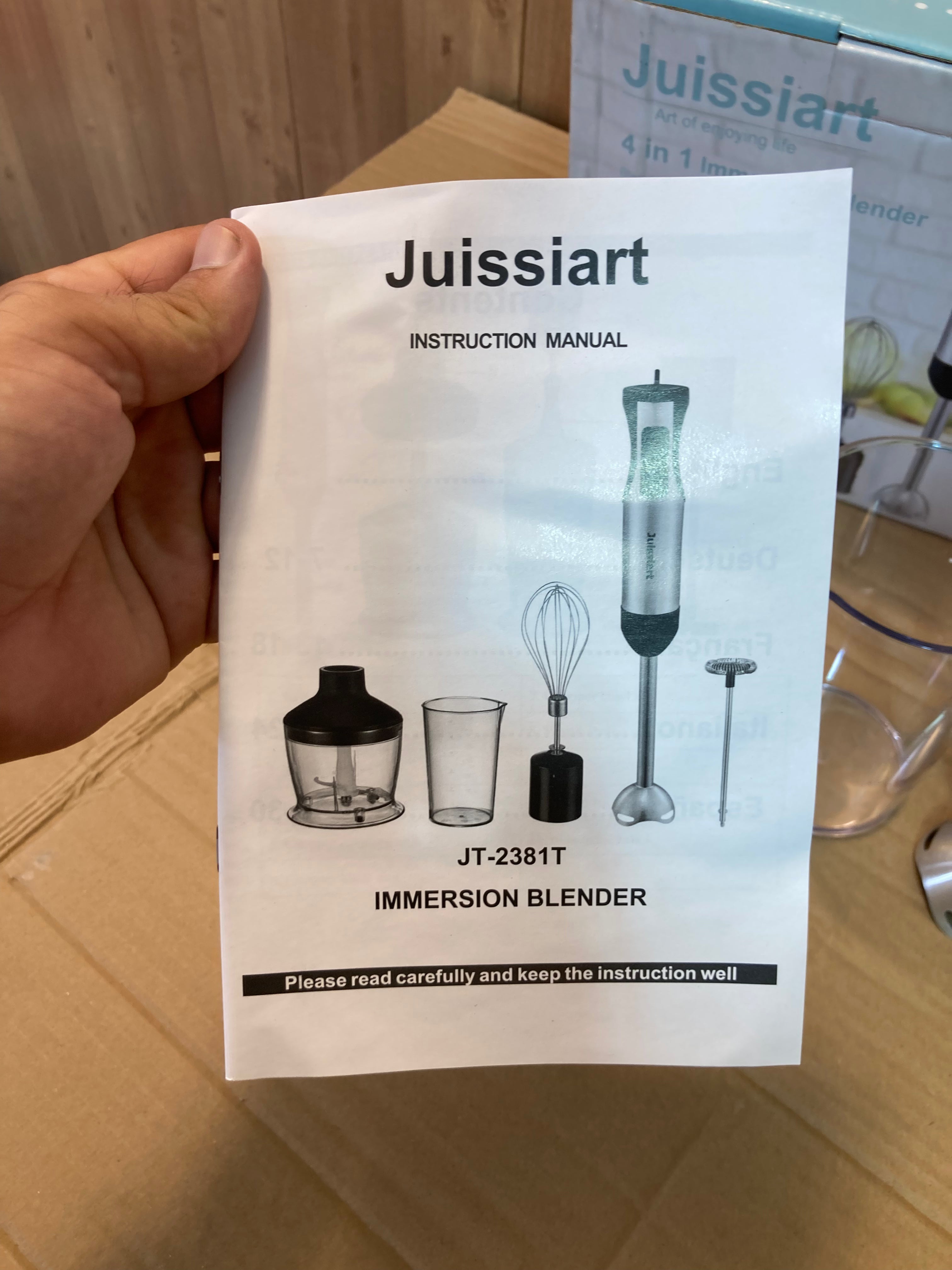Lot Imported Juissiart 4-in-1 Hand Blender Set 800W
