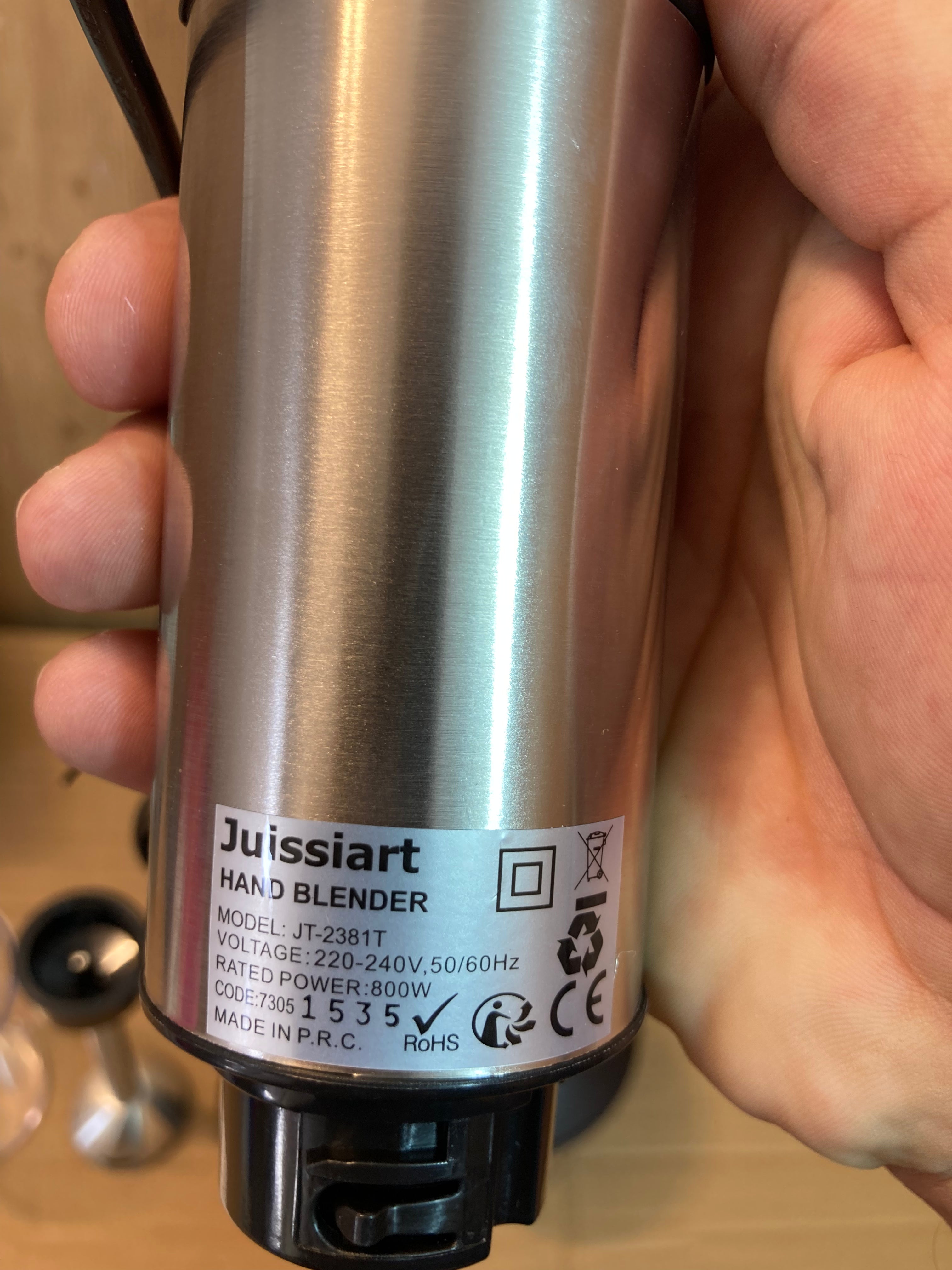 Lot Imported Juissiart 4-in-1 Hand Blender Set 800W