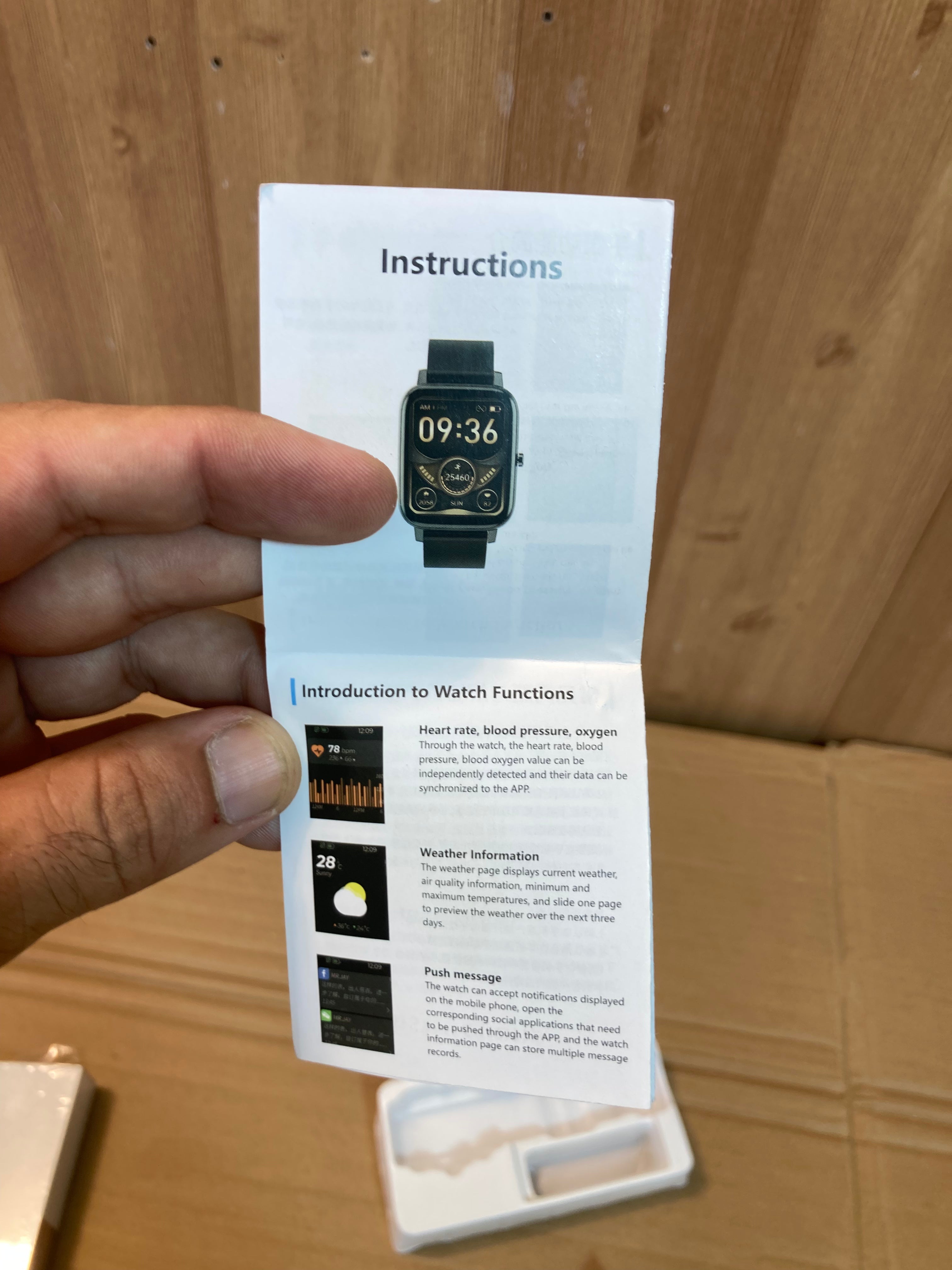 H80 SmartWatch Touch Screen & Water Resistant