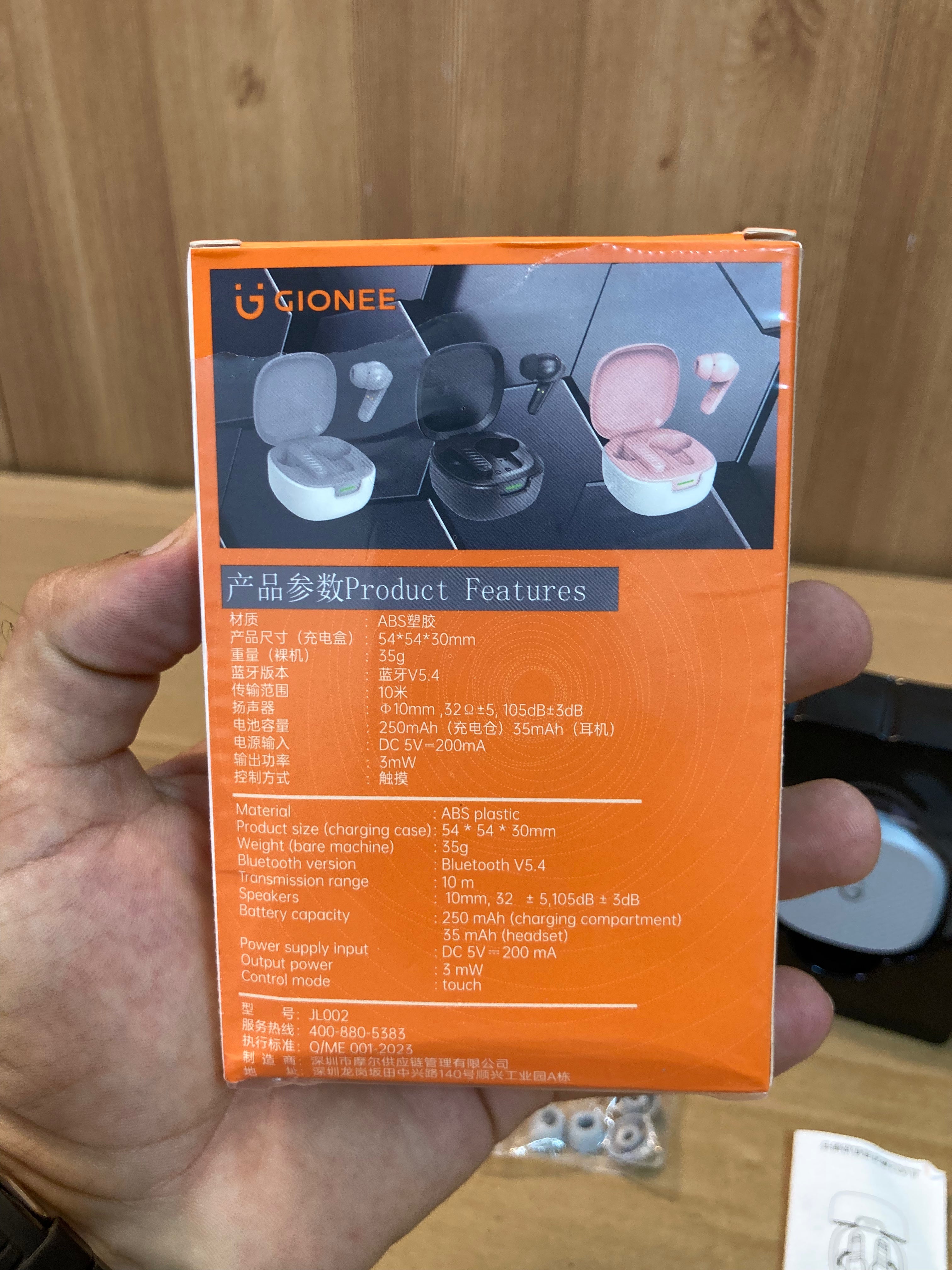 GIONEE Original Premium Quality Sound AirPods-Earbuds - Imported