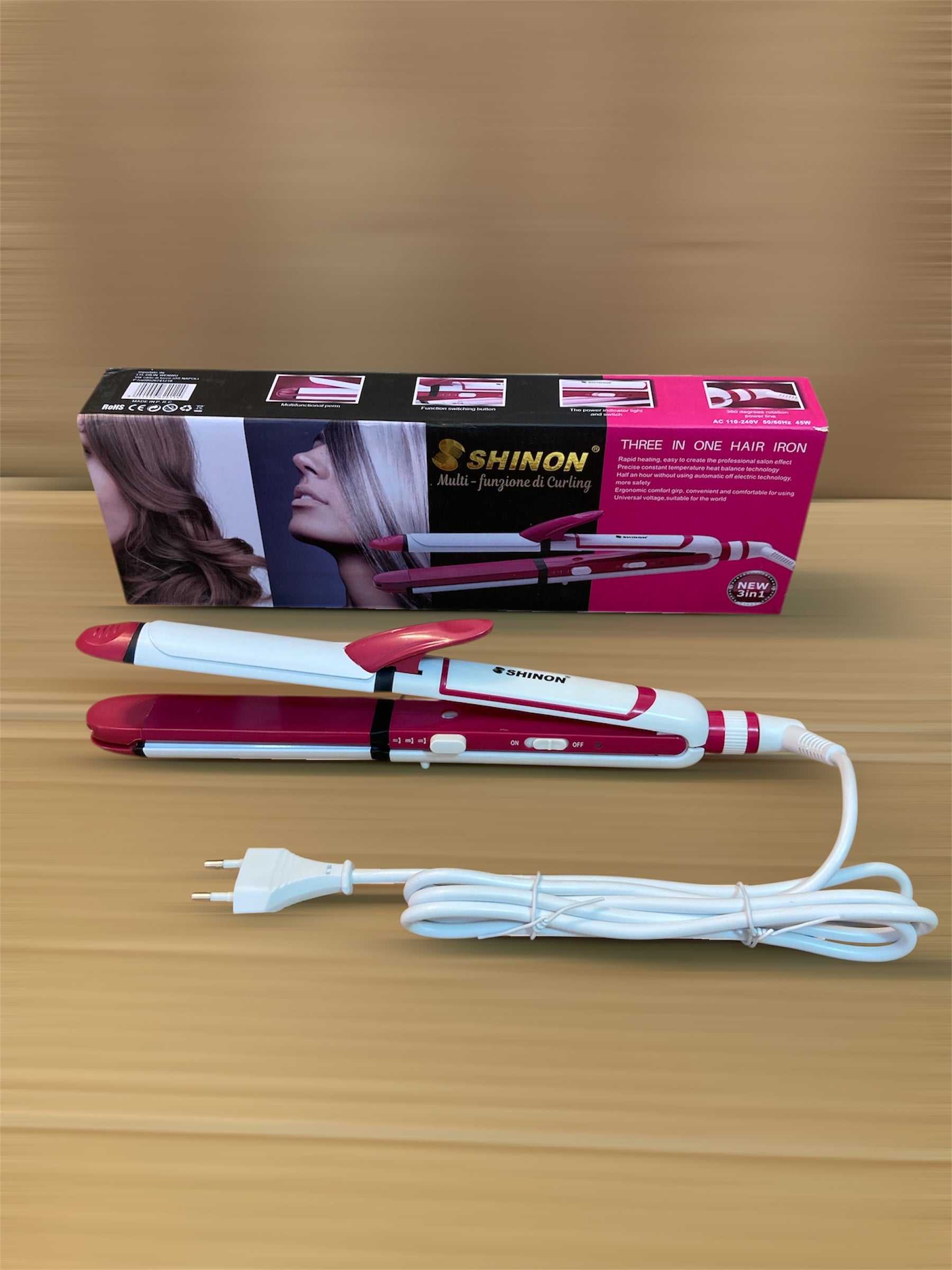 SHINON Japan 3-in-1 Hair Styling Tool