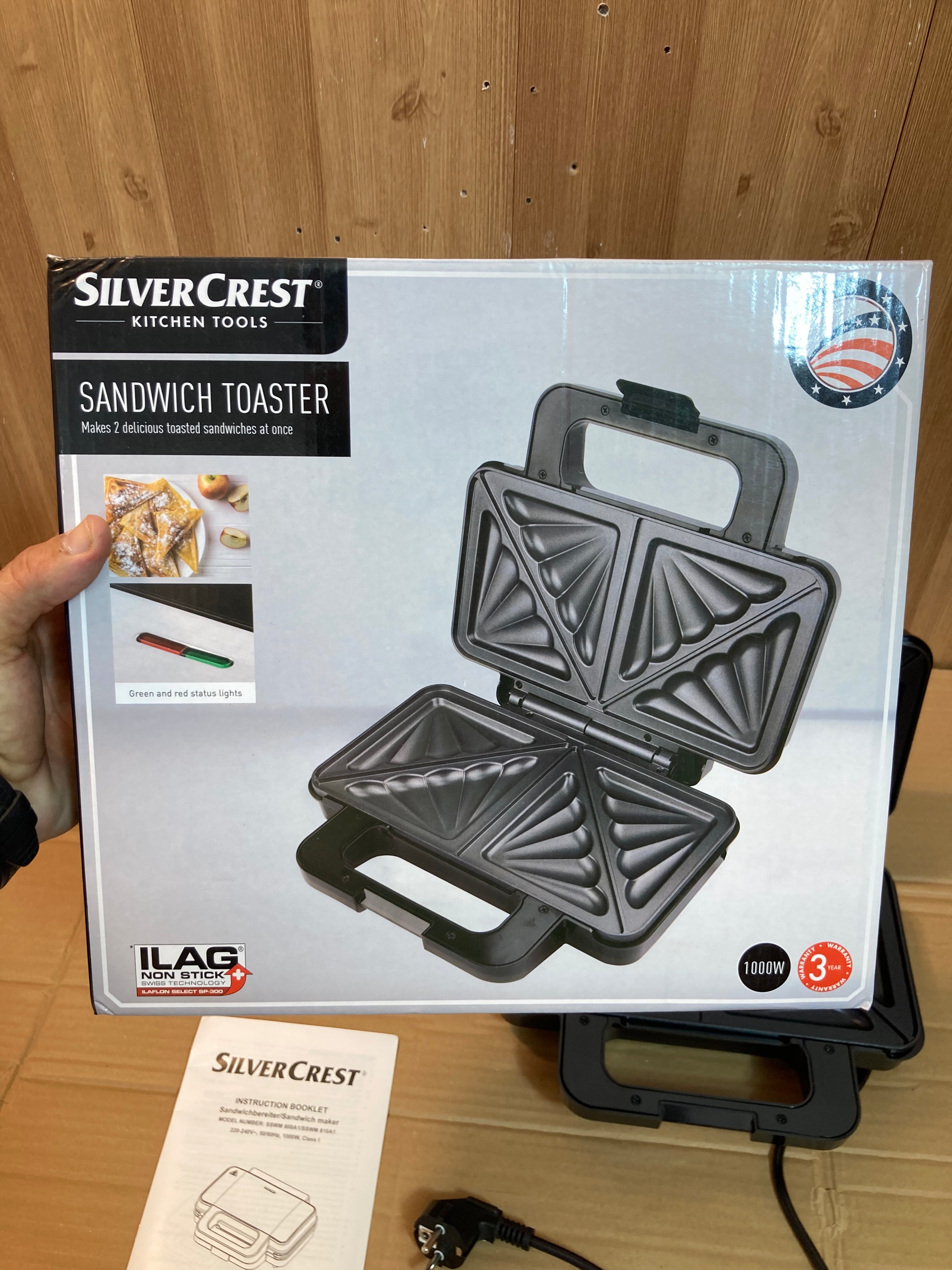 Silver Crest Germany 900W Sandwich Maker