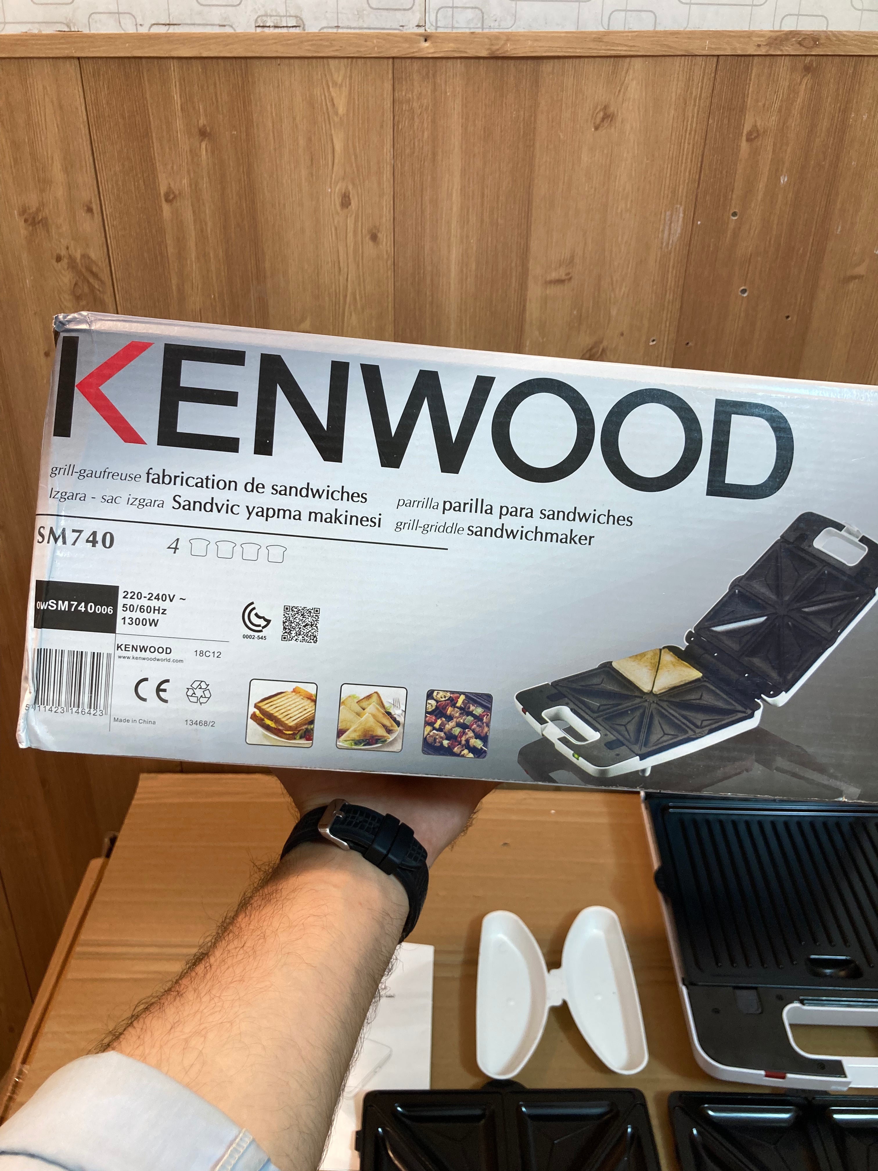 Lot Imported Kenwood 2-in-1 Sandwich Maker 1300W
