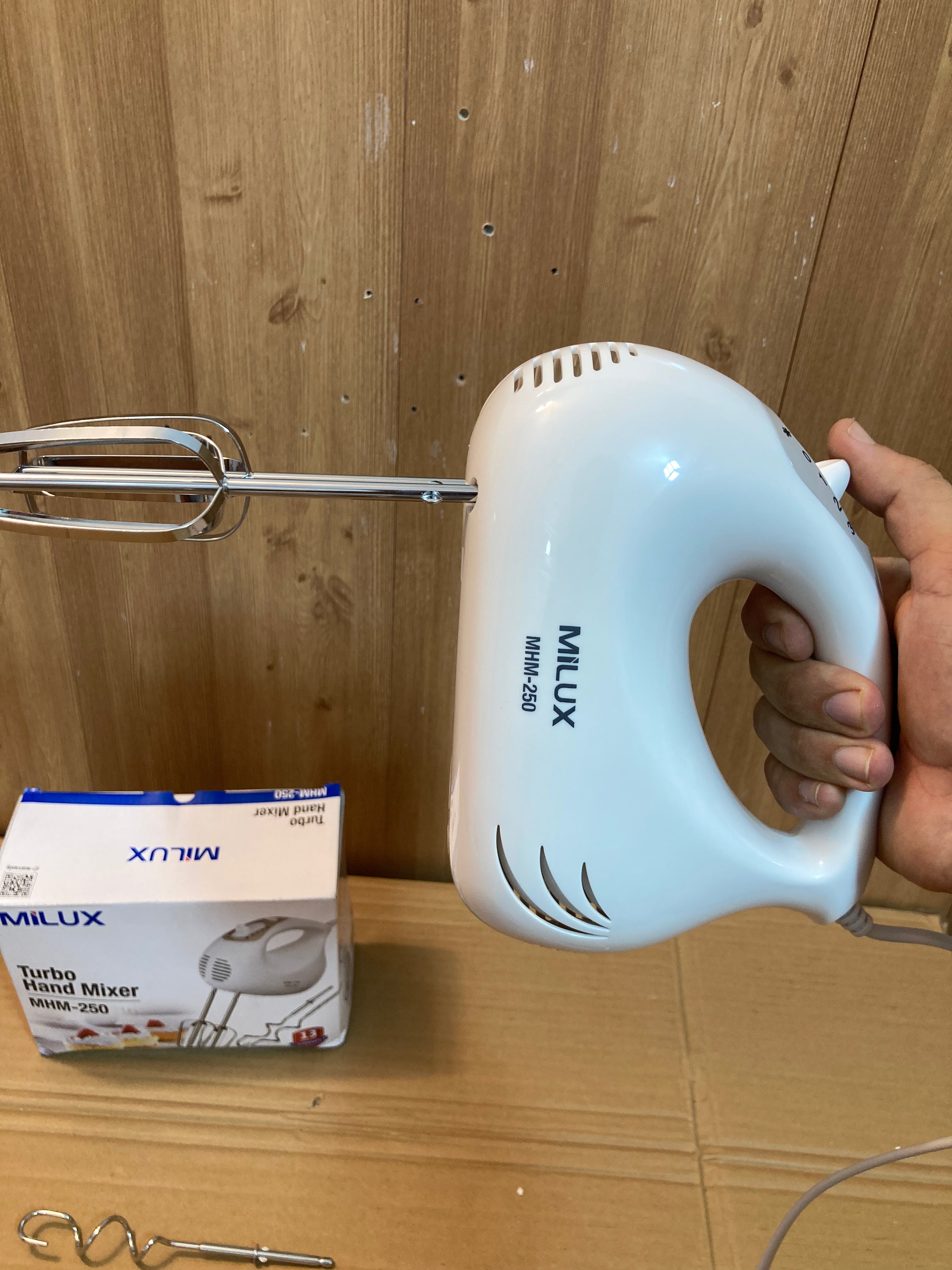 MILUX 200W Turbo Hand Mixer MHM-250