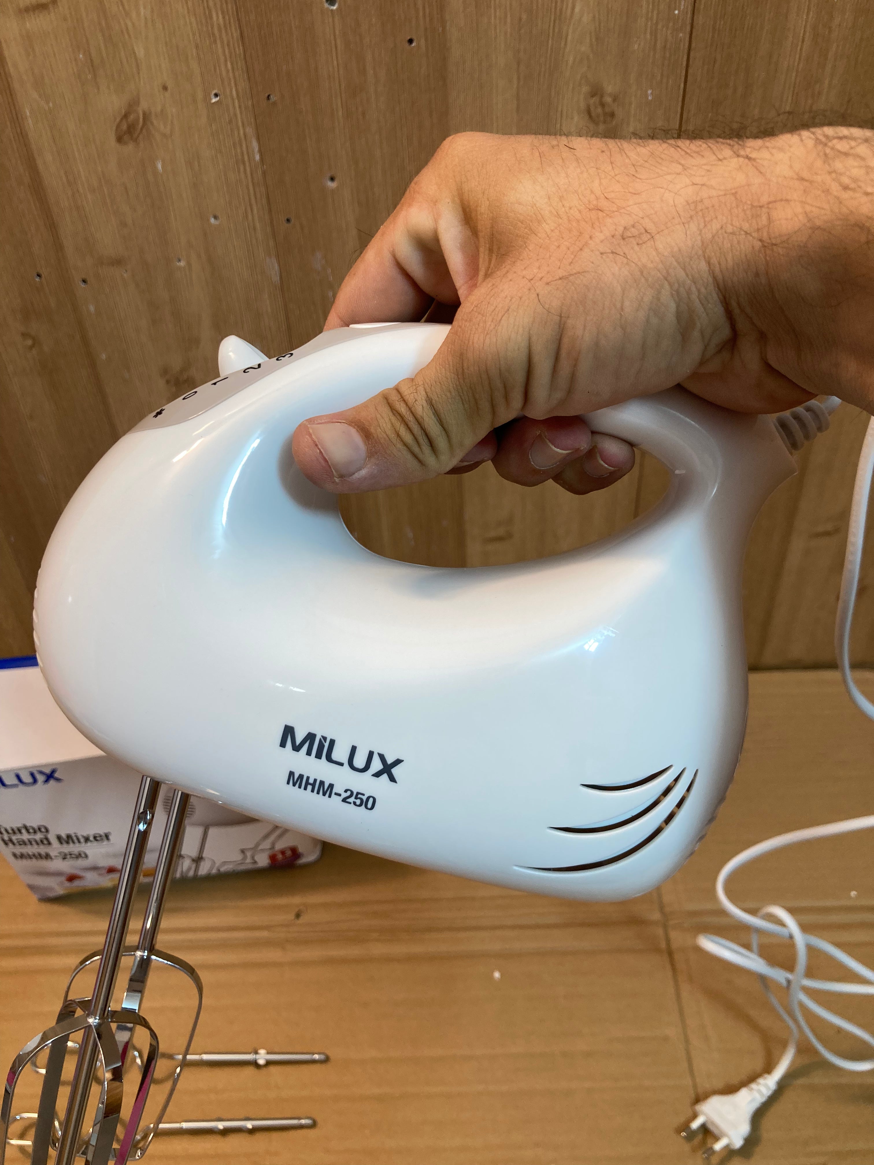 MILUX 200W Turbo Hand Mixer MHM-250
