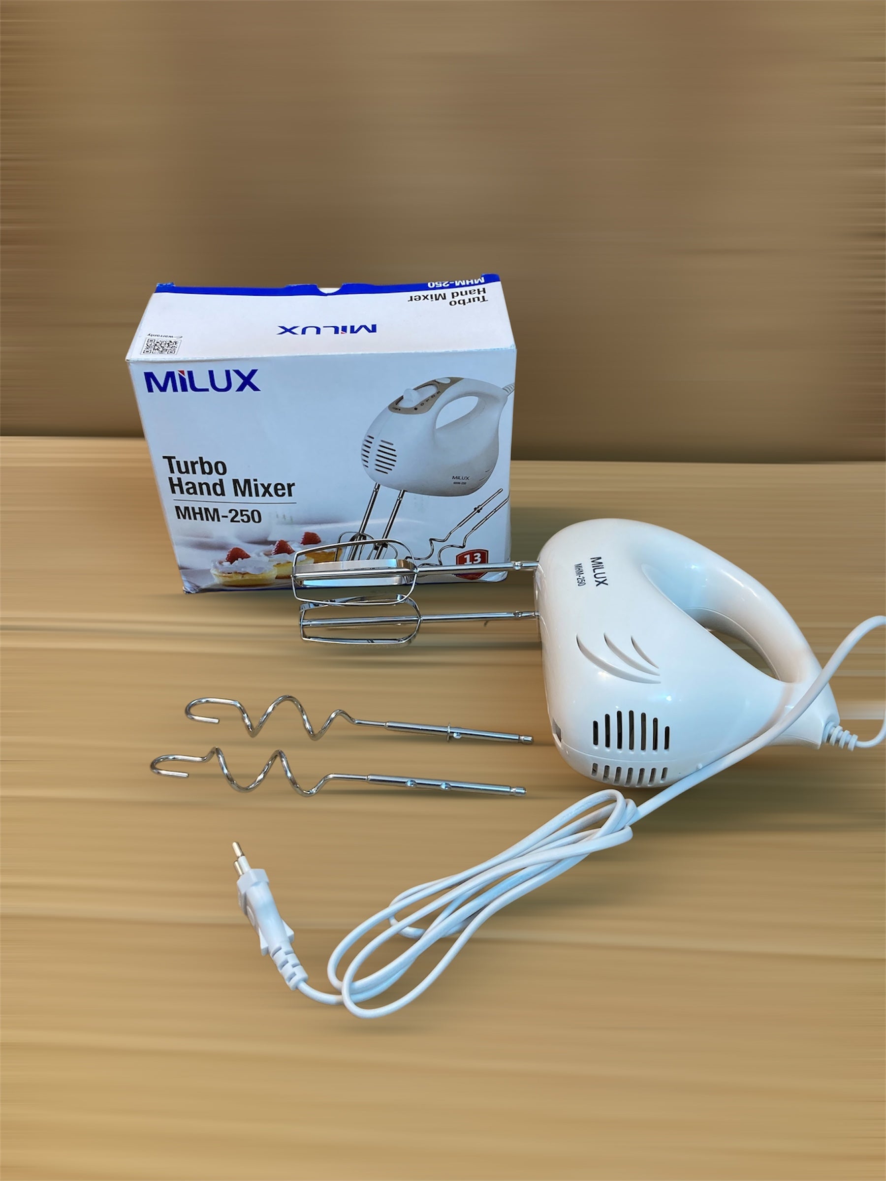 MILUX 200W Turbo Hand Mixer MHM-250