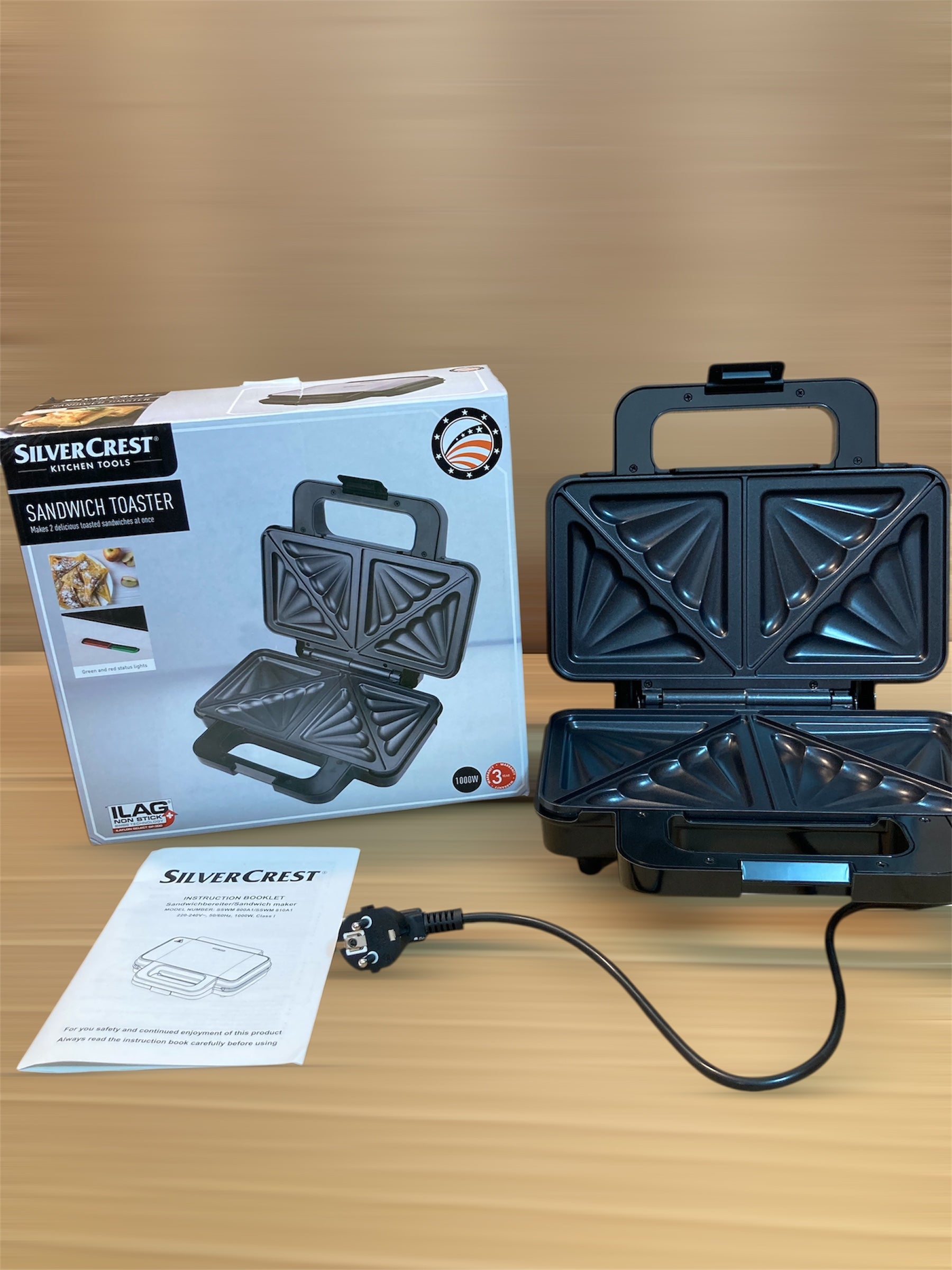 Silver Crest Germany 900W Sandwich Maker