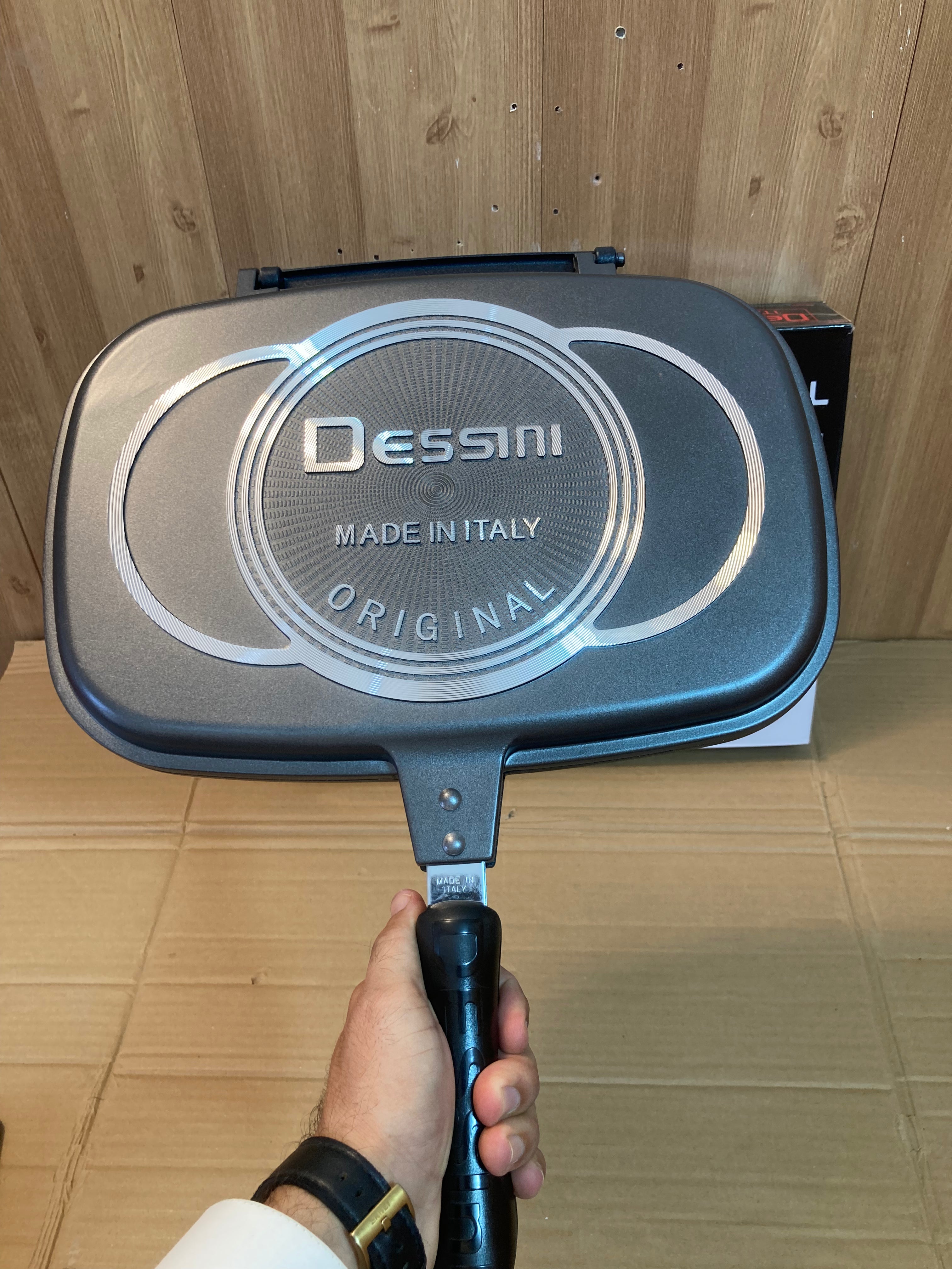 Dessini Italy Die Casting Double Grill Pan 36 cm