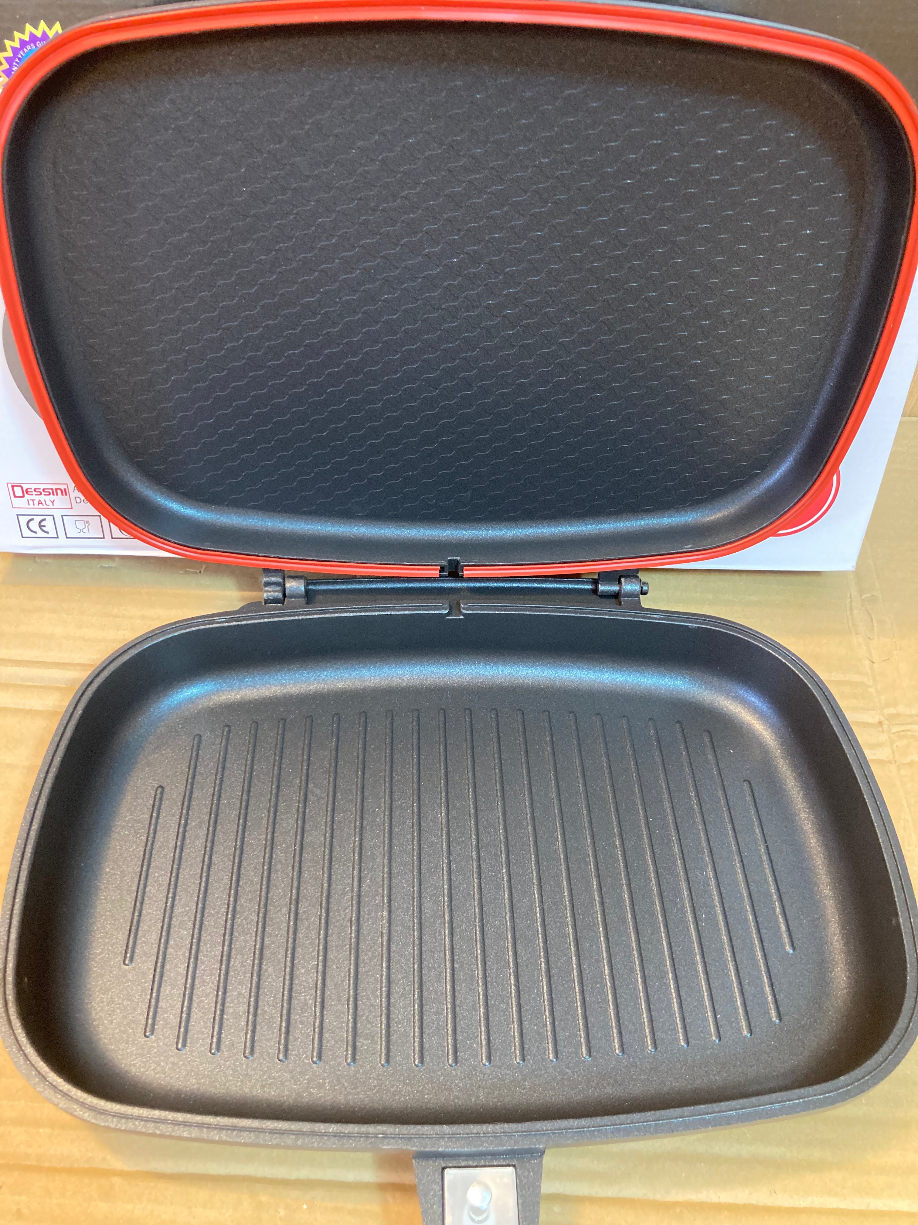 Dessini Italy Die Casting Double Grill Pan 36 cm