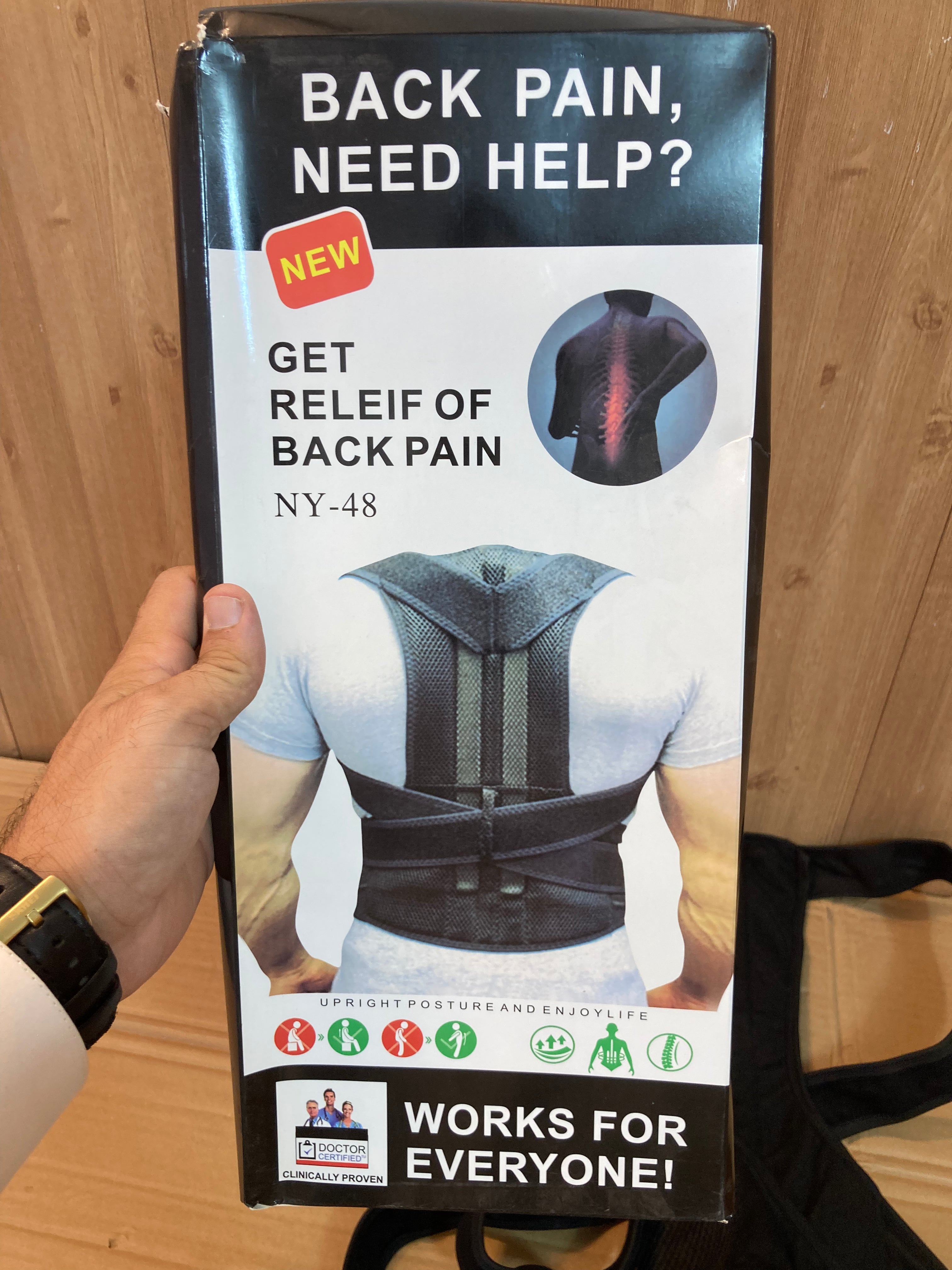 Shoulder & Backbone Support Belt