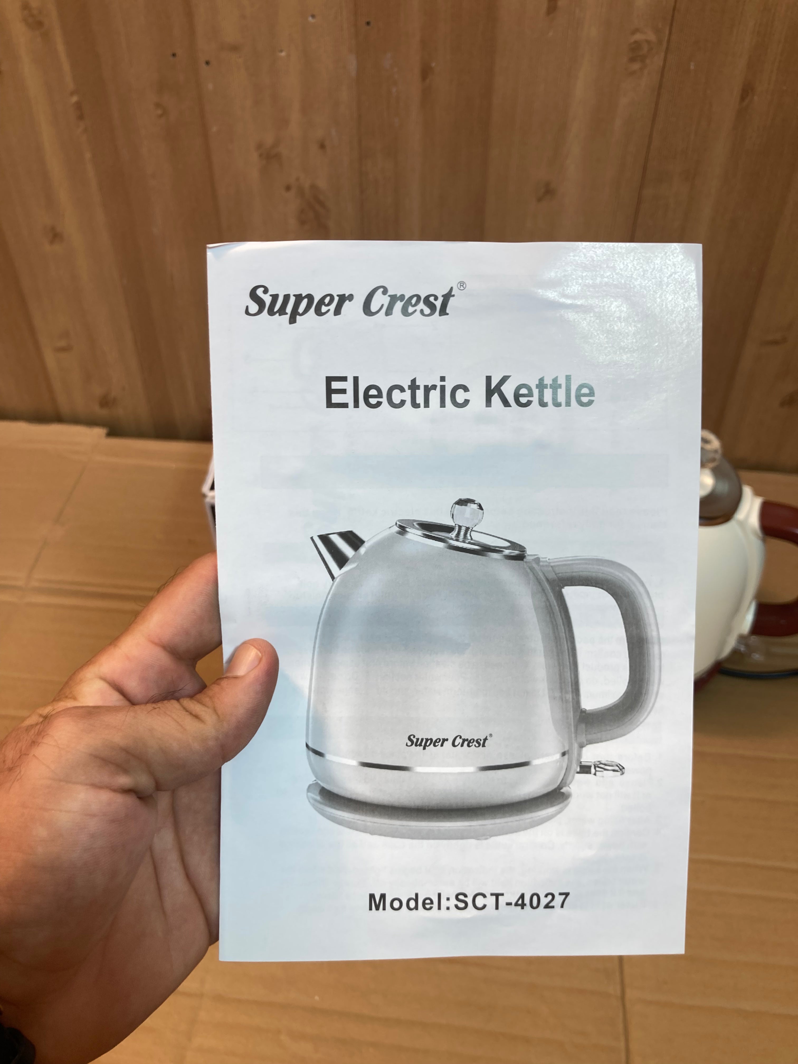 Super Crest Germany 2.3L Electric Kettle 2000W SCT-4027