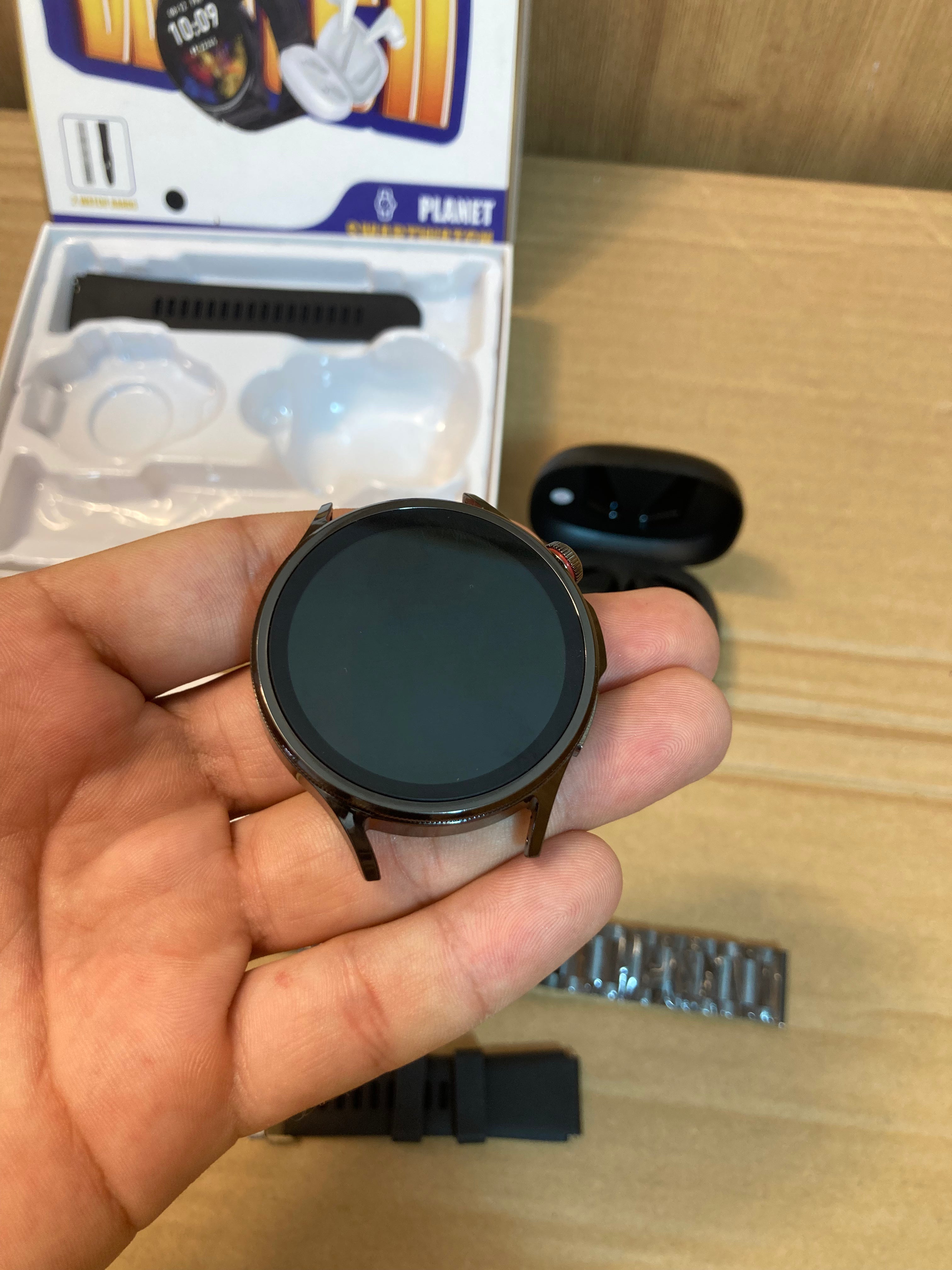 D33 Watch 5 Pro 2 in 1 With TWS Earbuds Smart Watch