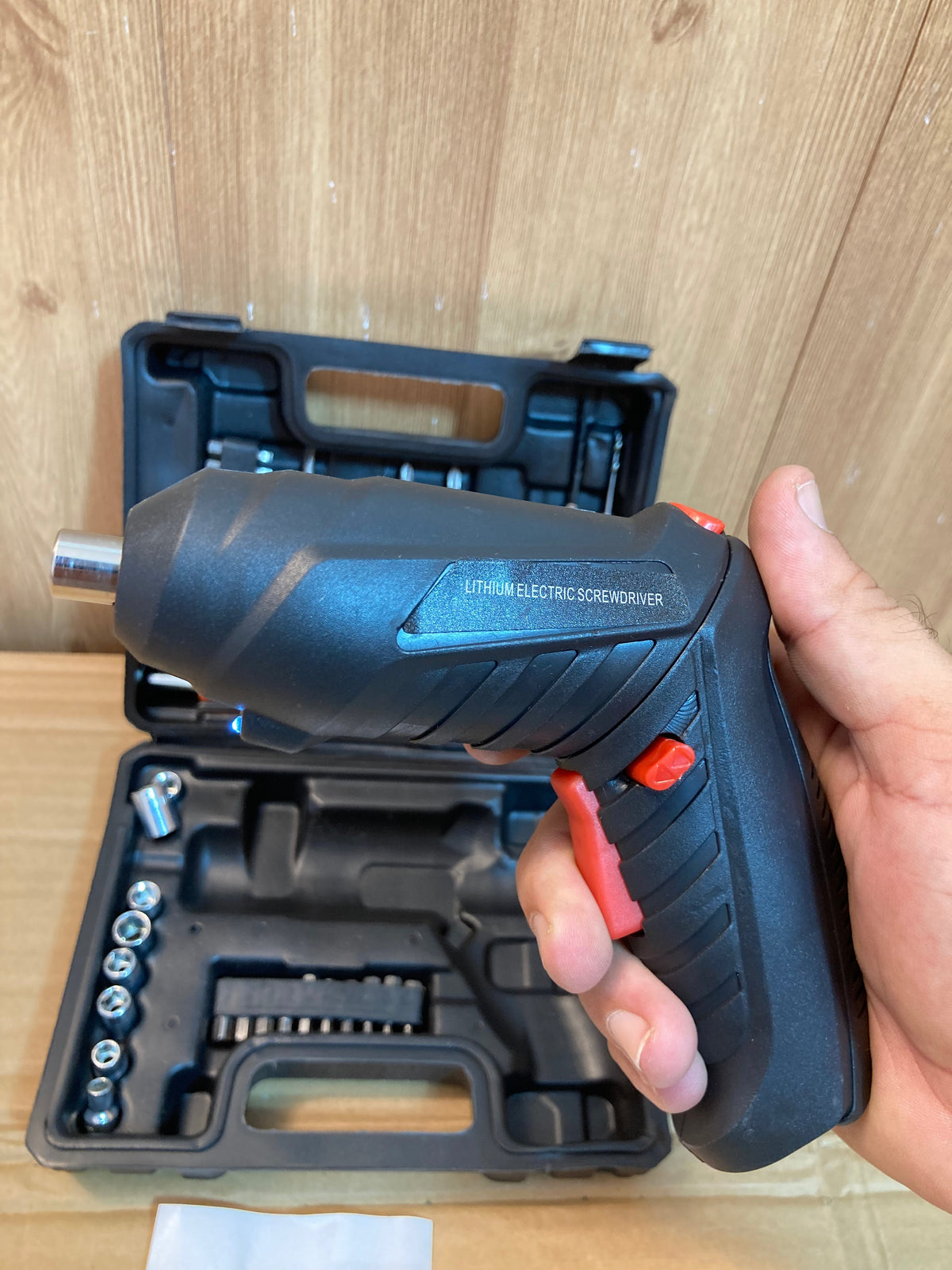 47PCs Multifunctional Rechargeable Screwdriver Drill