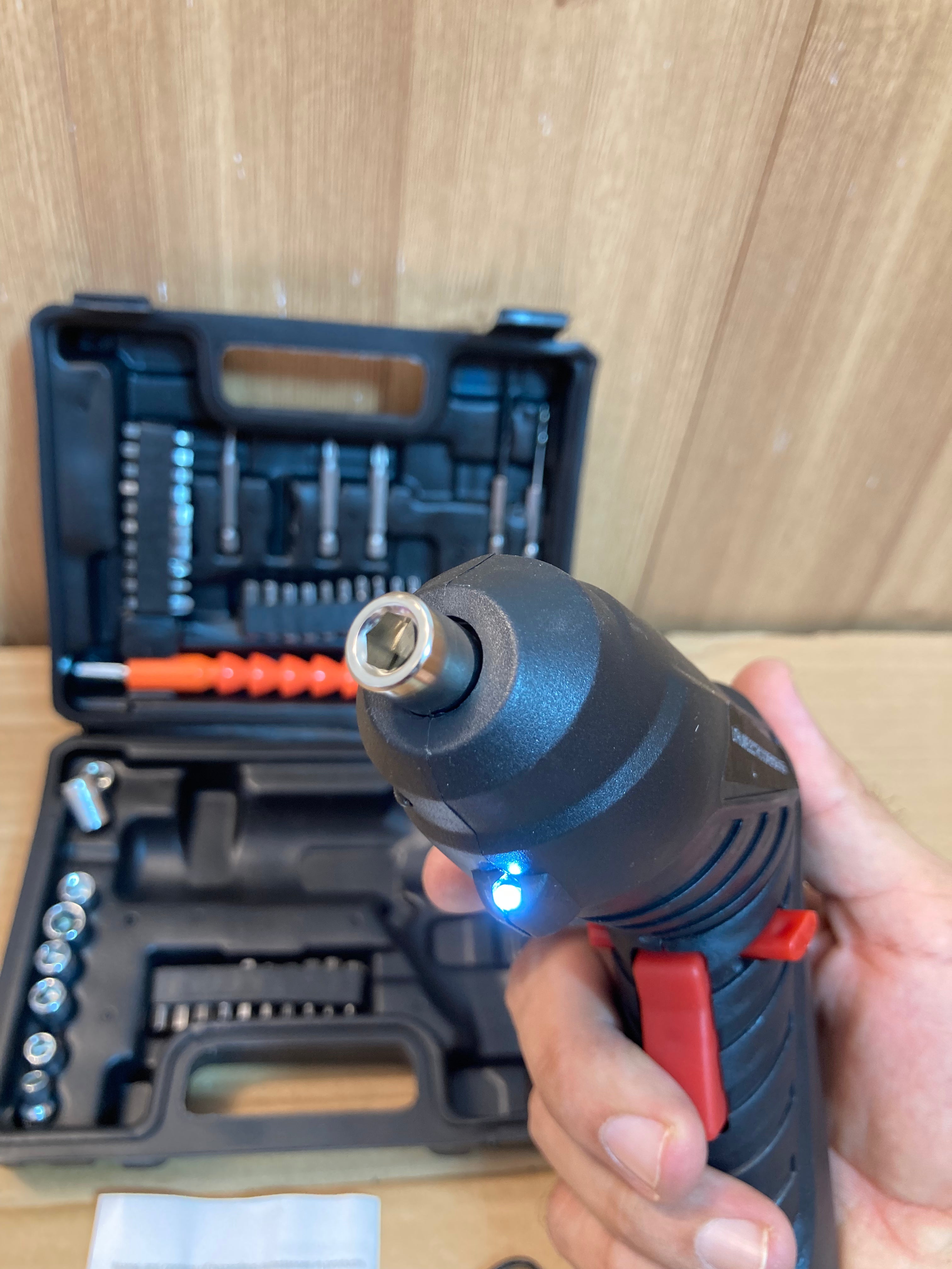 47PCs Multifunctional Rechargeable Screwdriver Drill