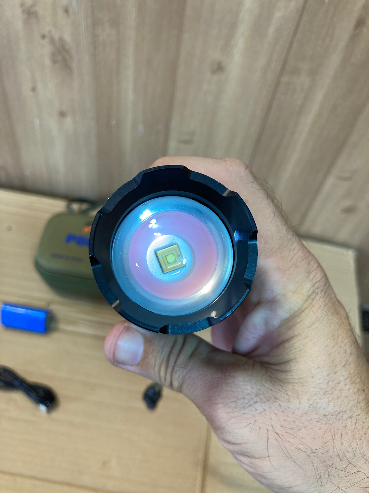 Ruilang P90 Rechargeable Super LED Flashlight - Torch