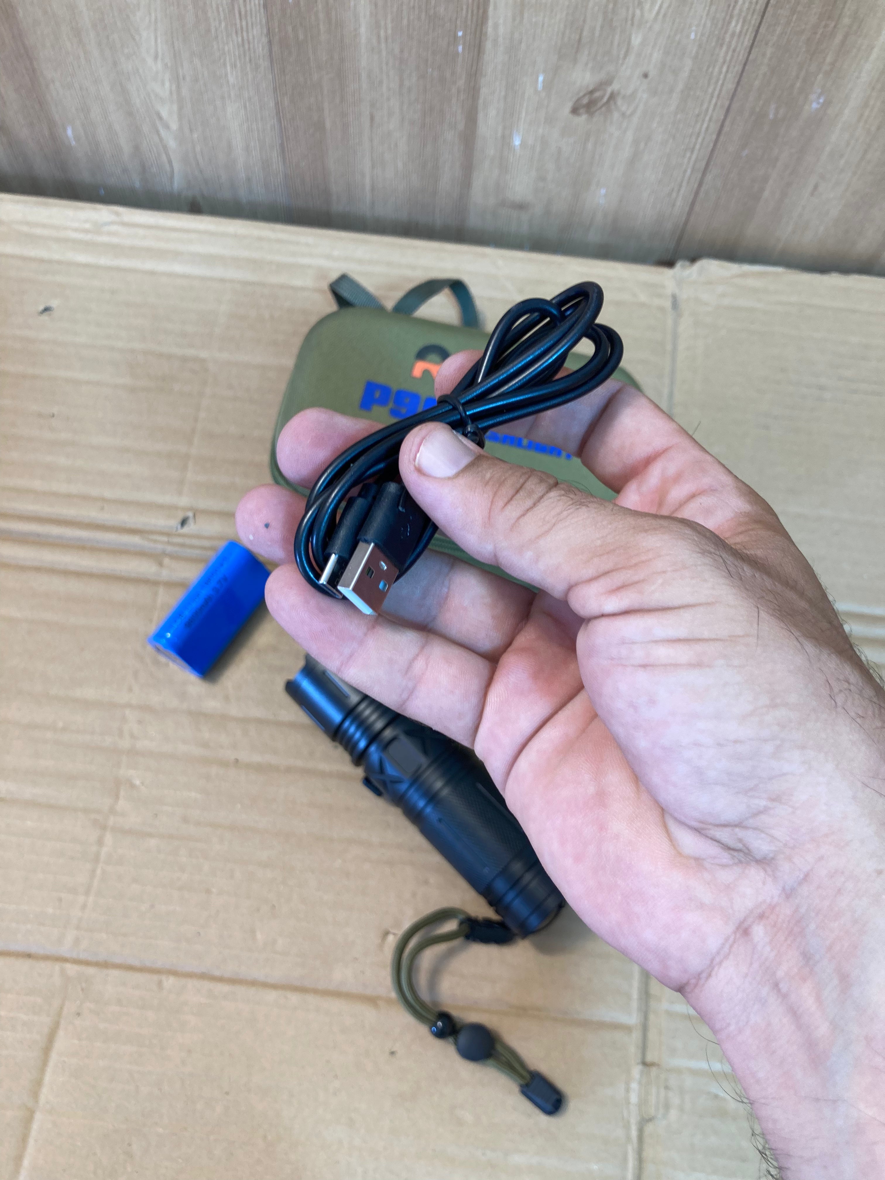 Ruilang P90 Rechargeable Super LED Flashlight - Torch