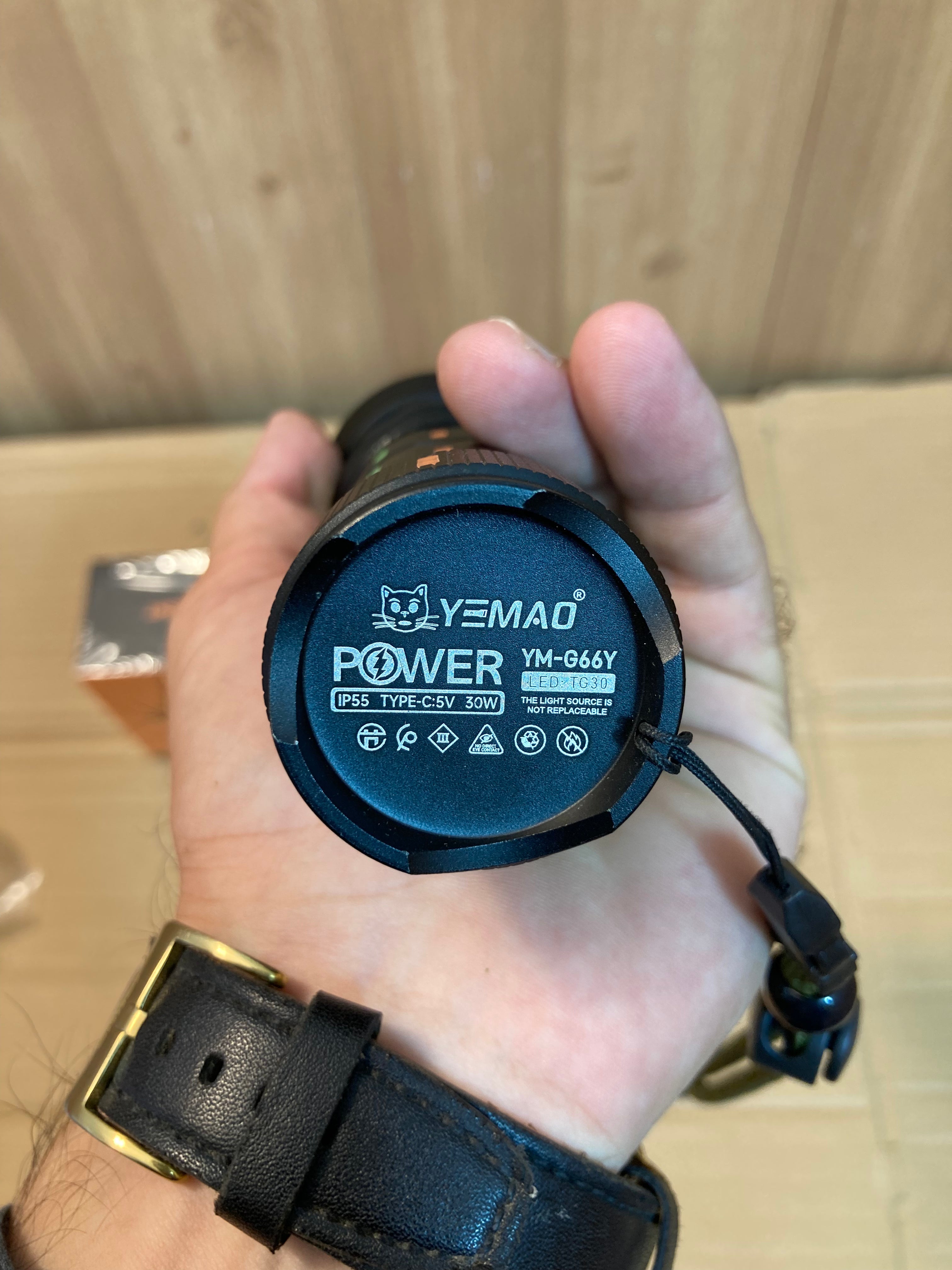 Yemao Rechargeable Led Flashlight-Torch YM-G66Y