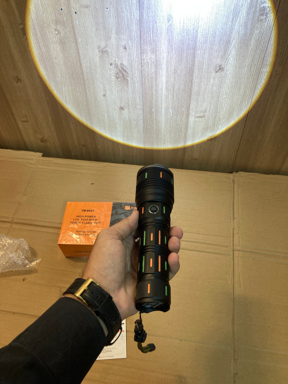 Yemao Rechargeable Led Flashlight-Torch YM-G66Y